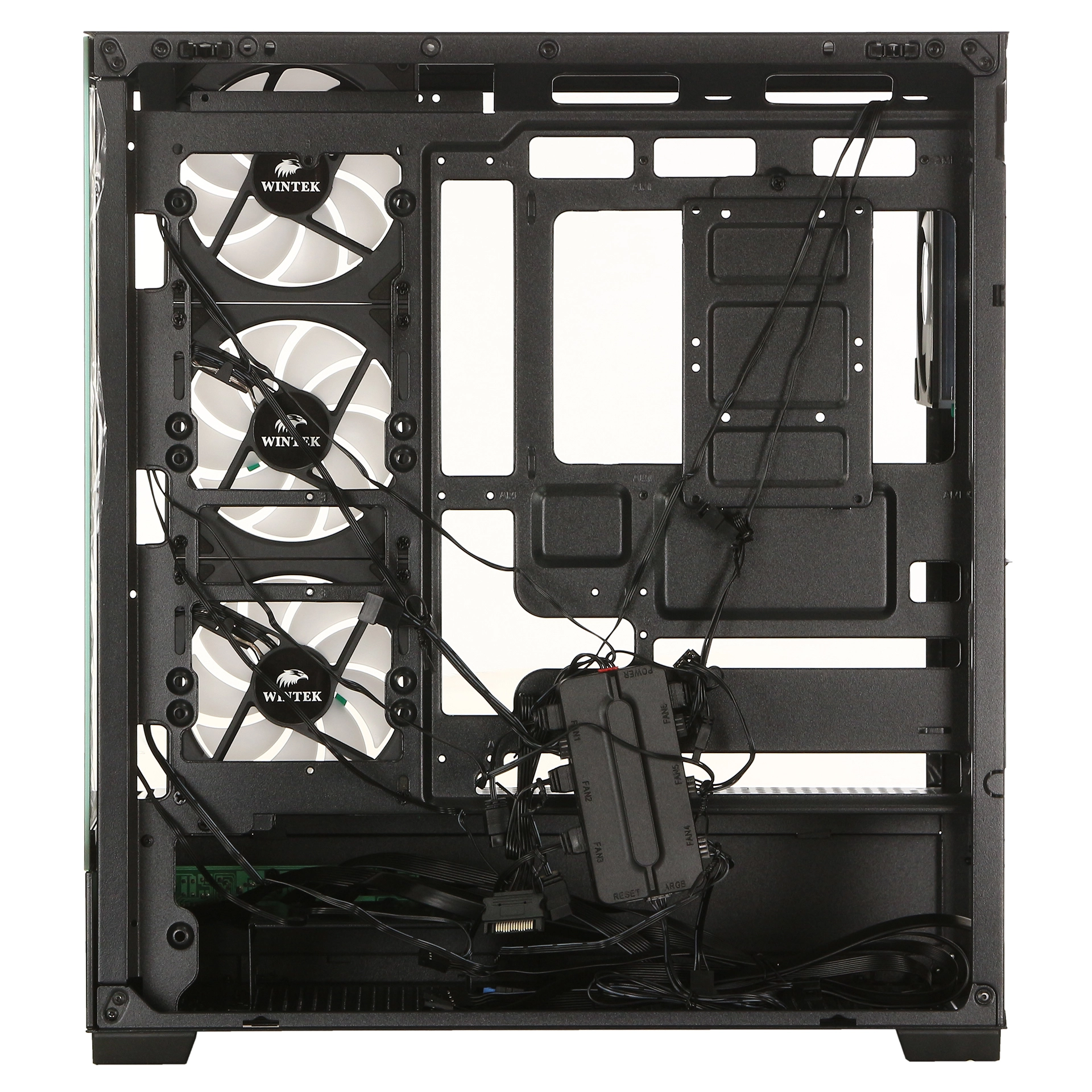 Корпус Wintek Tower 225-B TG, Black — фото 5