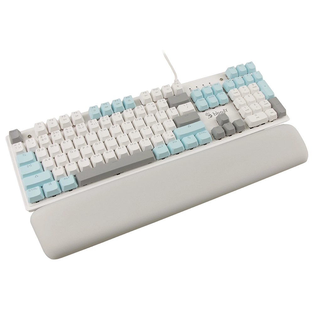 Клавиатура A4Tech Bloody S515R, Icy White, USB