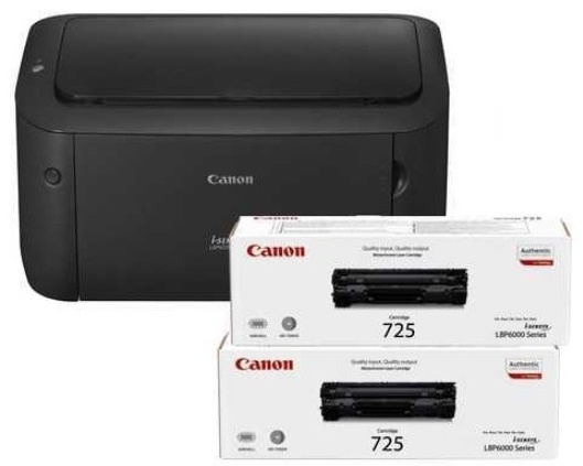 Принтер лазерный Canon LBP-6030B + 2 картриджа 725 — фото 1