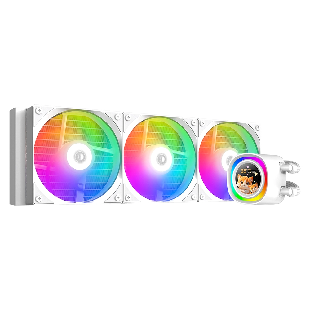 Система водяного охлаждения ID-Cooling FX360 LCD White