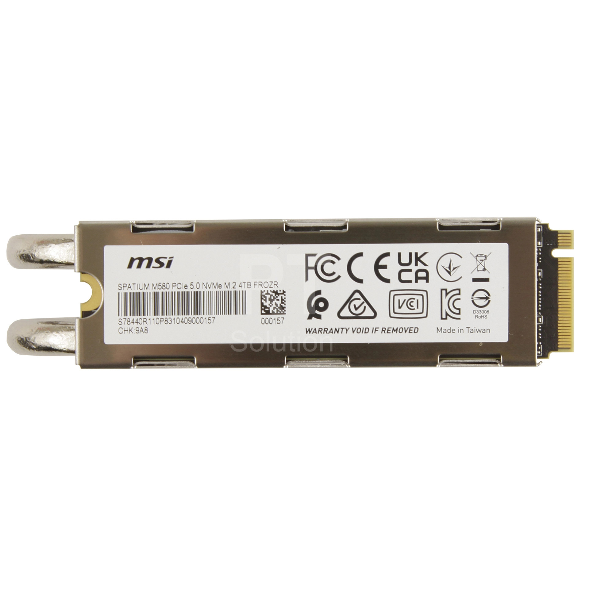 SSD накопитель 4 TB MSI Spatium M580 Frozr, M.2, PCIe 5.0