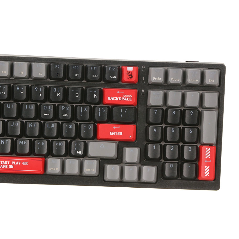 Клавиатура A4Tech Bloody WS98 Sports Red, Black-Red, USB — фото 4
