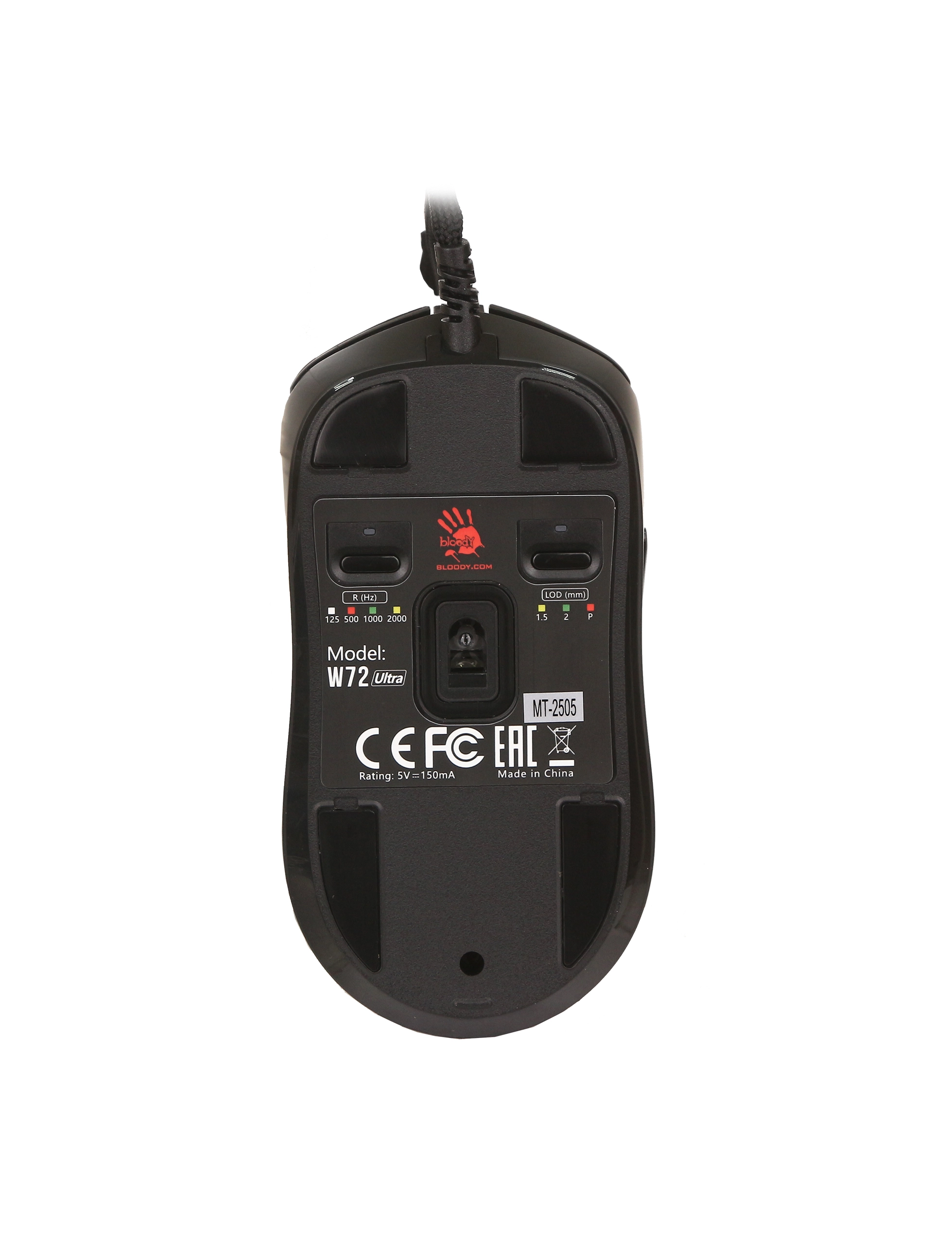 Мышь A4Tech Bloody W72 Ultra, Black, USB — фото 4