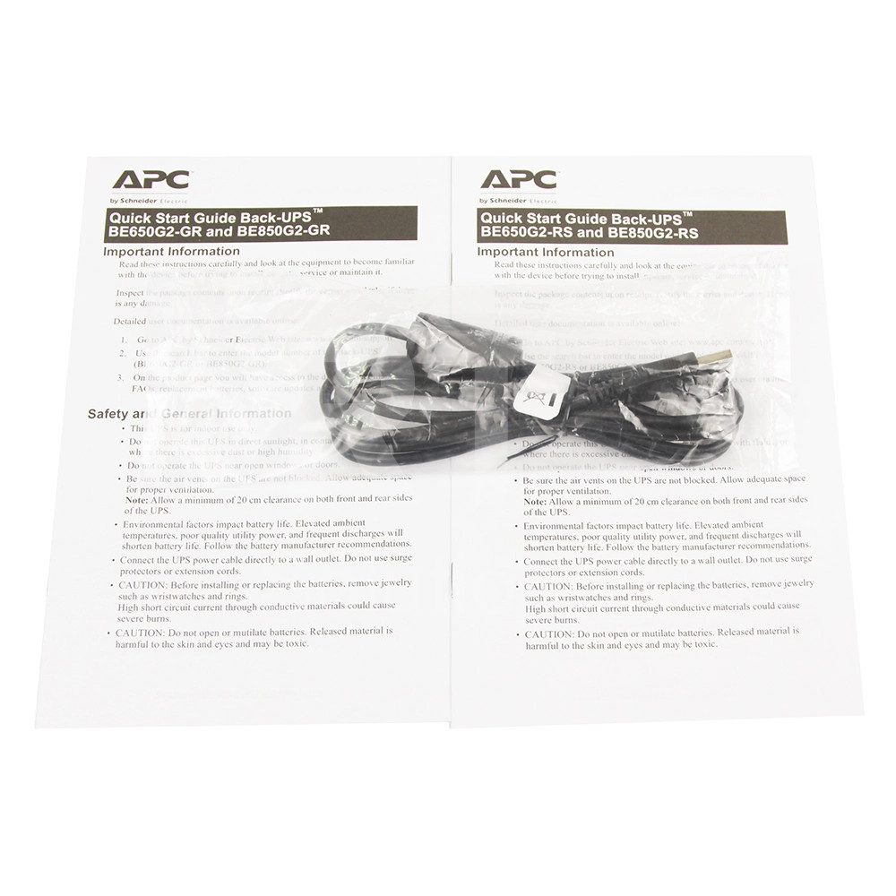 UPS APC Back BE650G2-GR