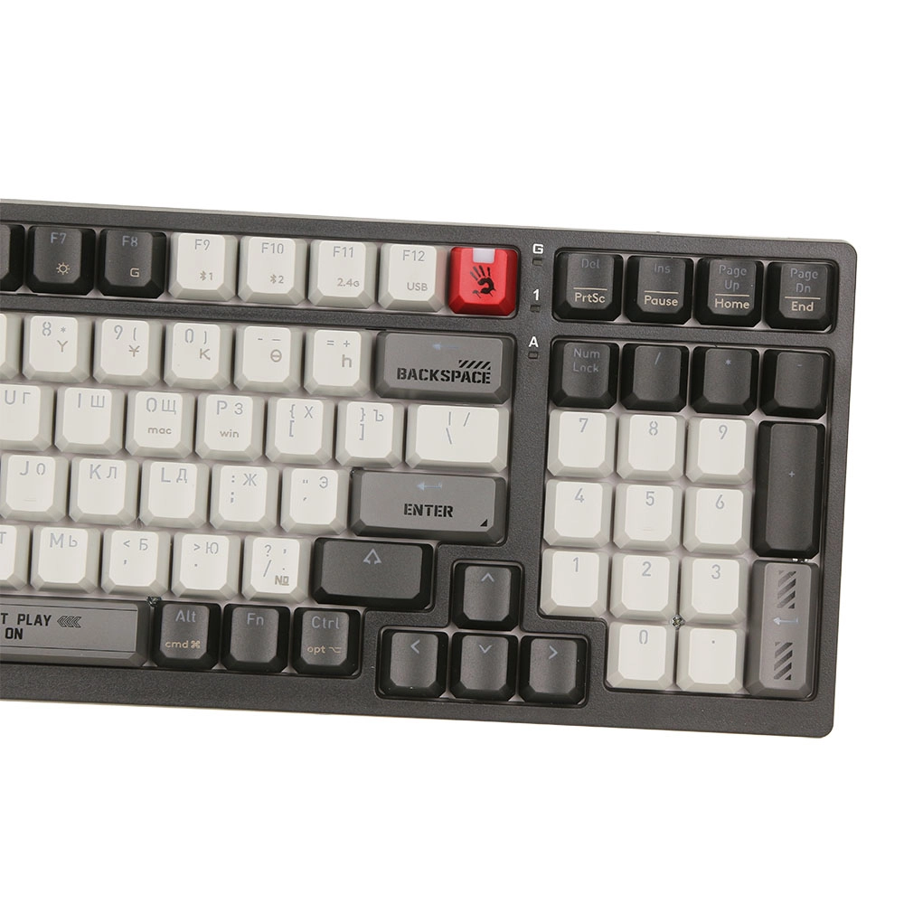 Клавиатура A4Tech Bloody WS98, Bloody Grey, Gray-White, USB — фото 4