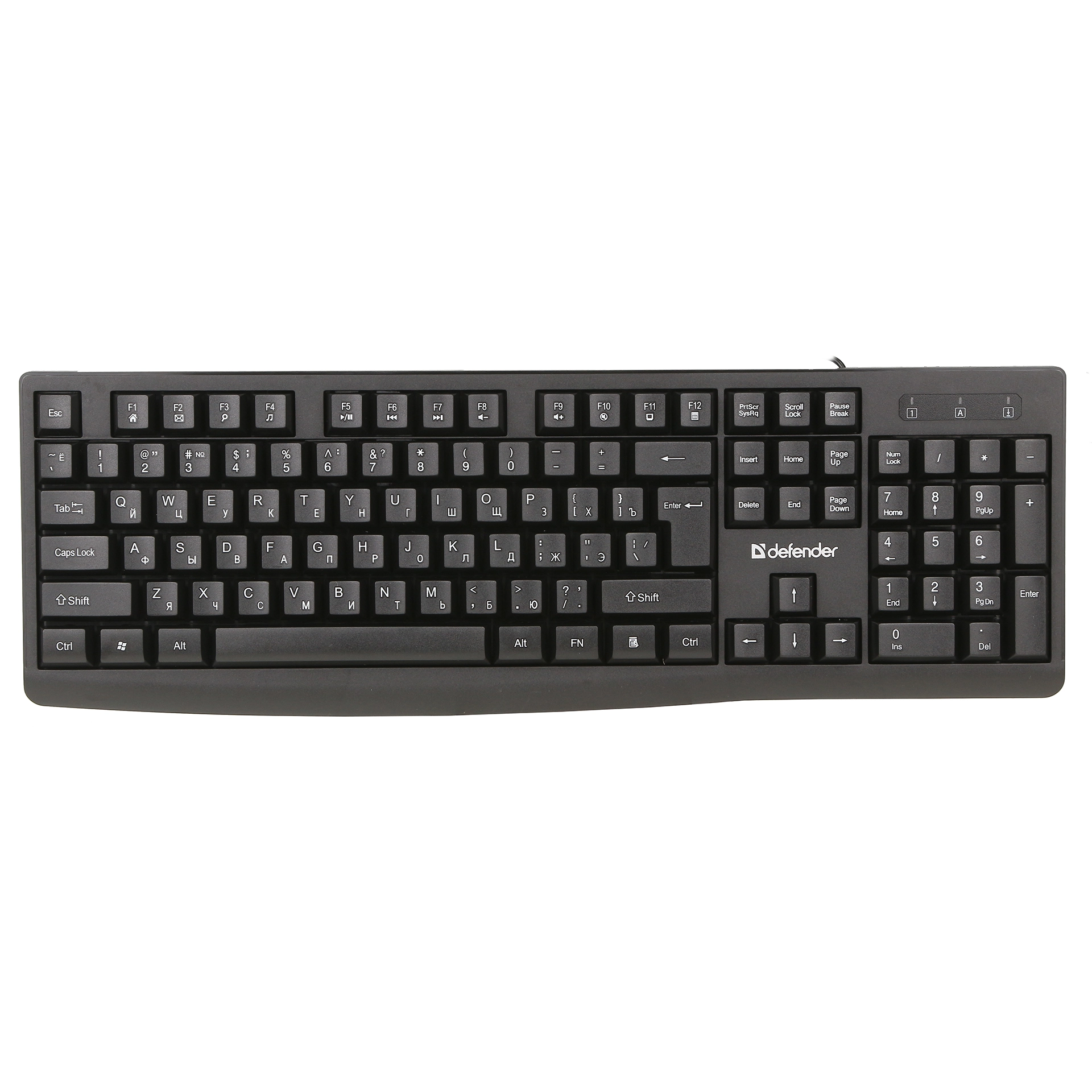 Клавиатура Defender Navigator HB-138, Black, USB — фото 2