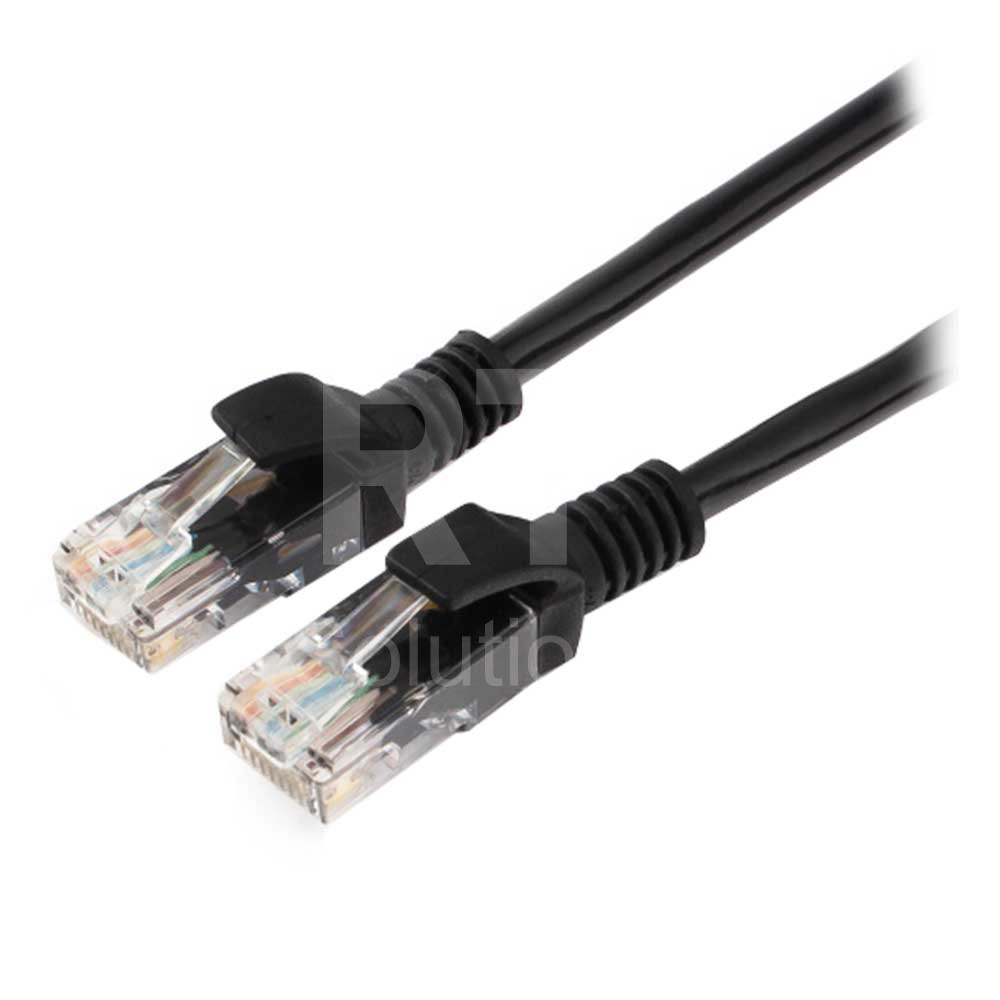 Patch cord RJ-45 5е cat Cablexpert PP10-1.5M/BK, UTP, 1.5m, Black