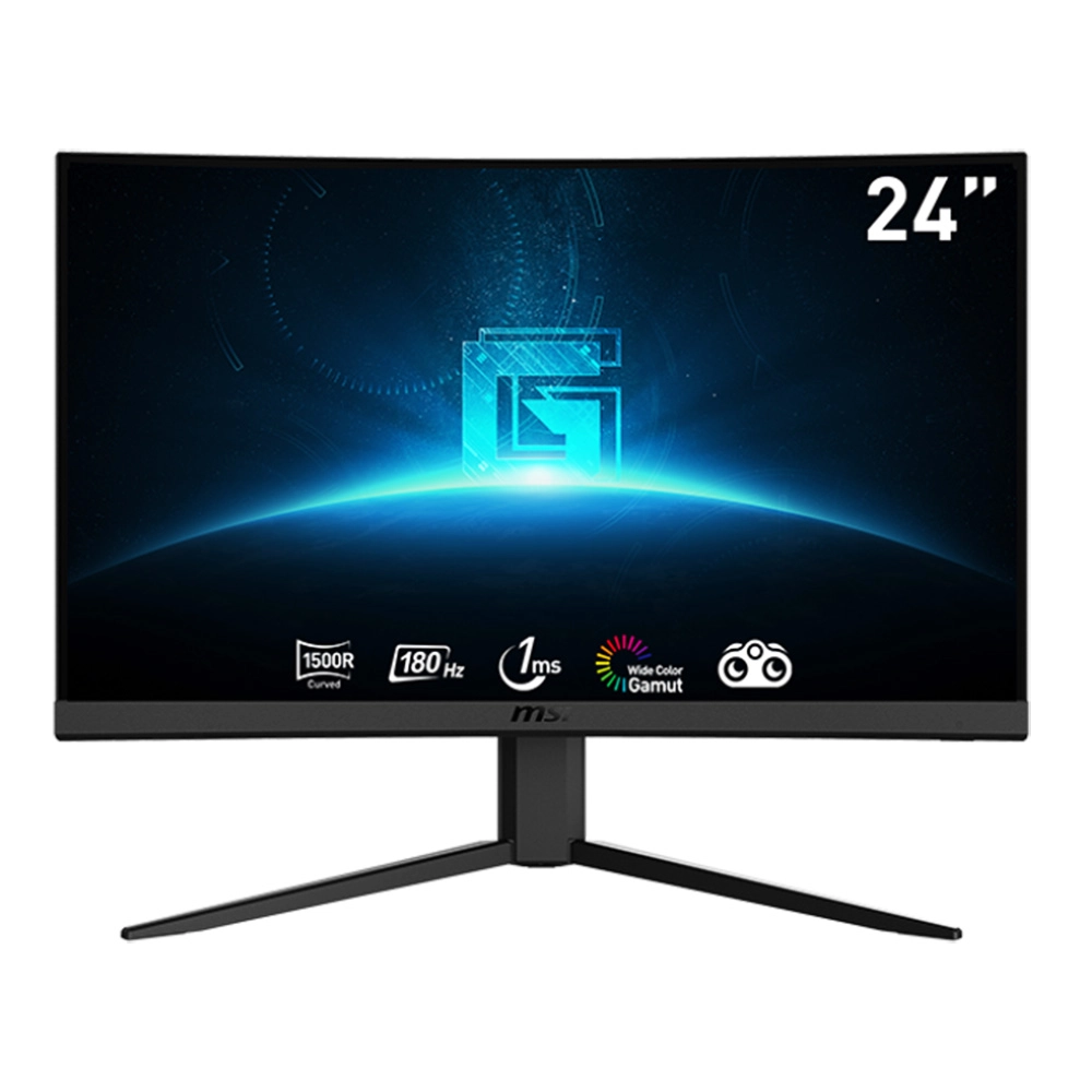 Монитор 23.6" MSI Curved G24C4 E2, Black — фото 2