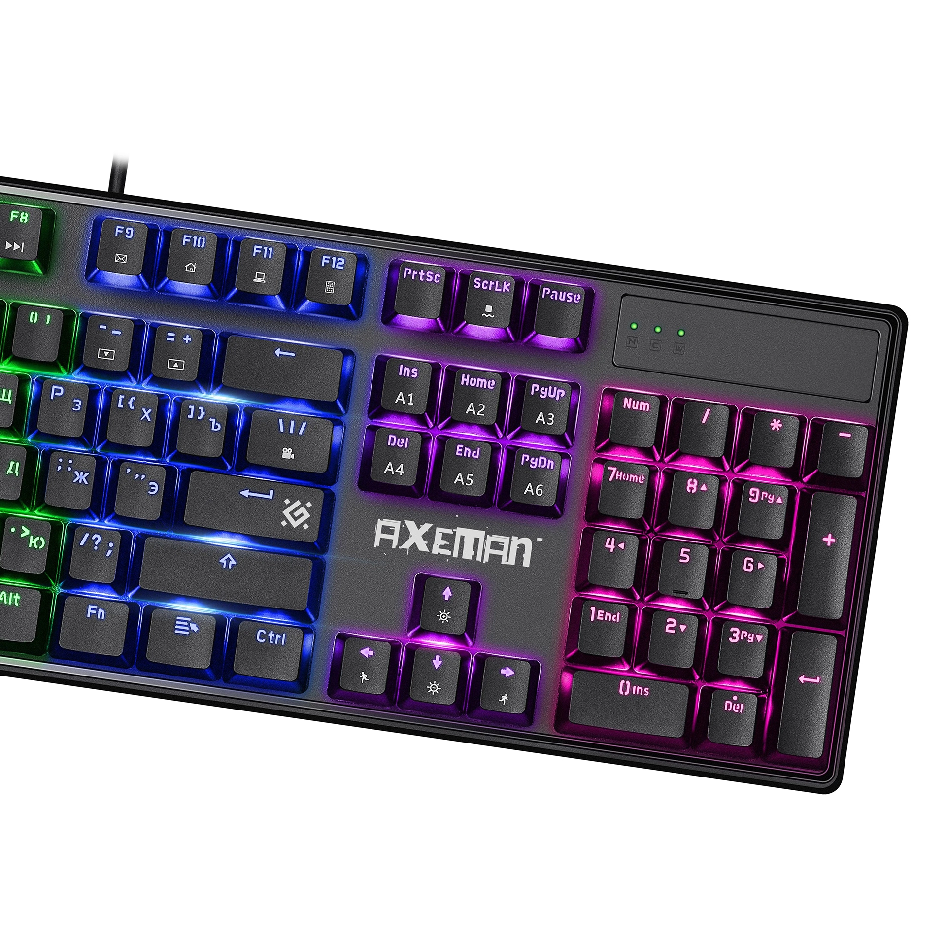 Клавиатура Defender Axeman GK-302, Black, USB — фото 4