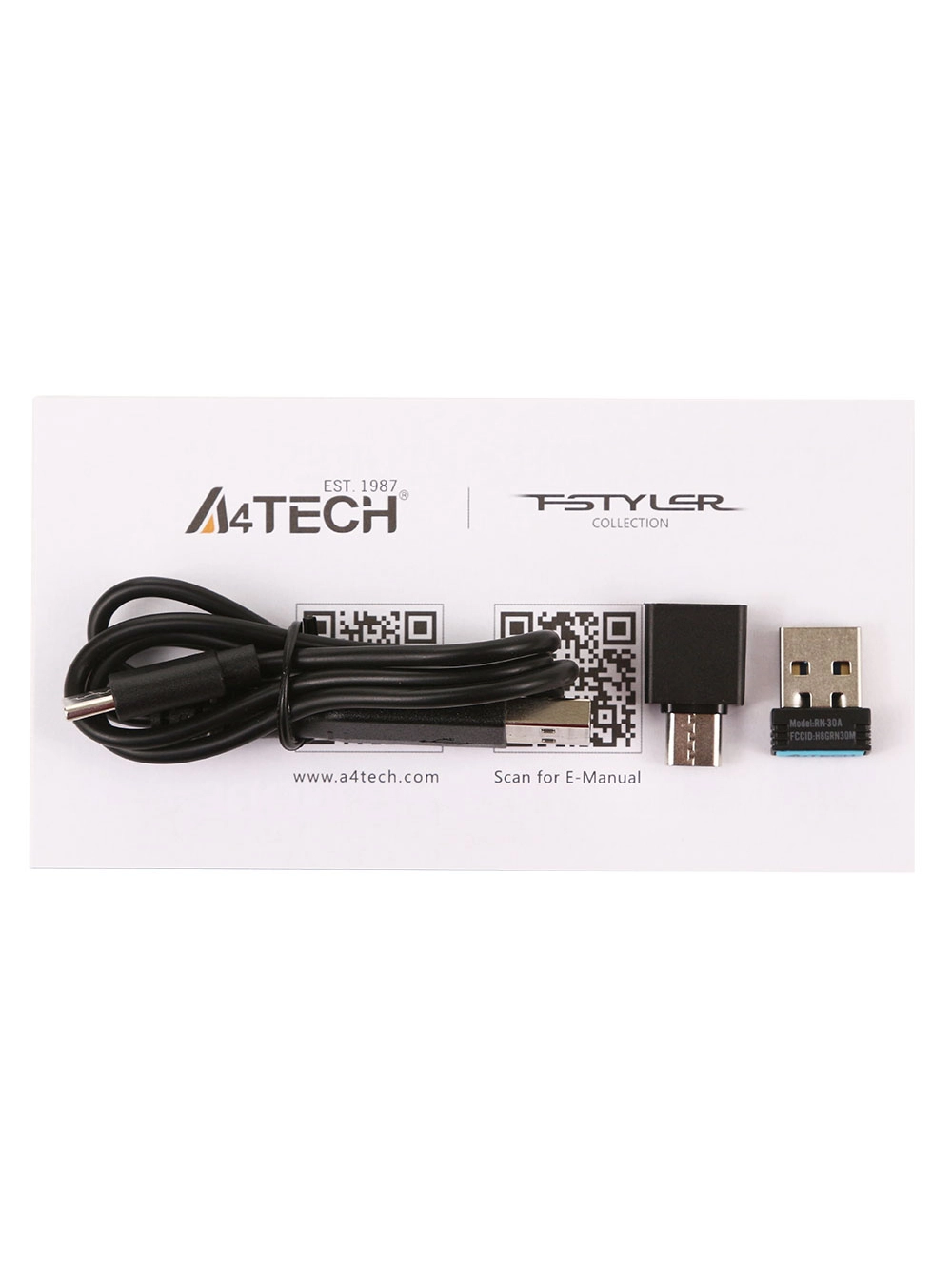 Мышь A4Tech Fstyler FG45CS Air2, Icy Blue, USB — фото 5