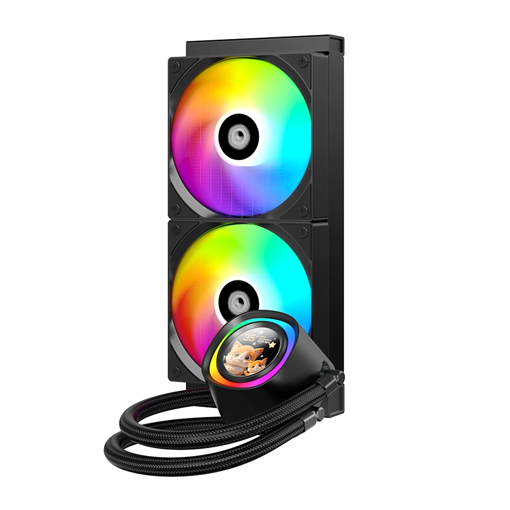 Система водяного охлаждения ID-Cooling FX240 LCD — фото 2