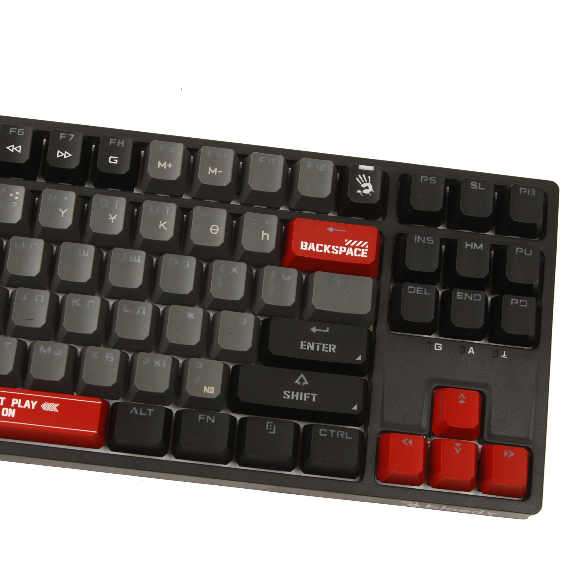 Клавиатура A4Tech Bloody S87, BLMS Red Plus Switch, Red, USB — фото 4