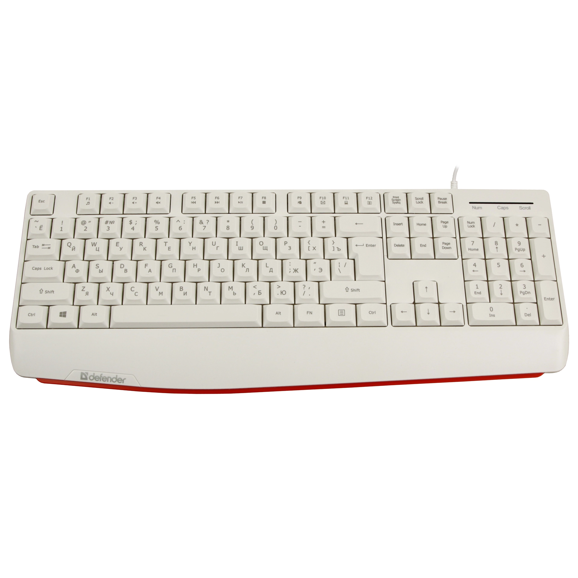 Клавиатура Defender Atom HB-546, White, USB — фото 2