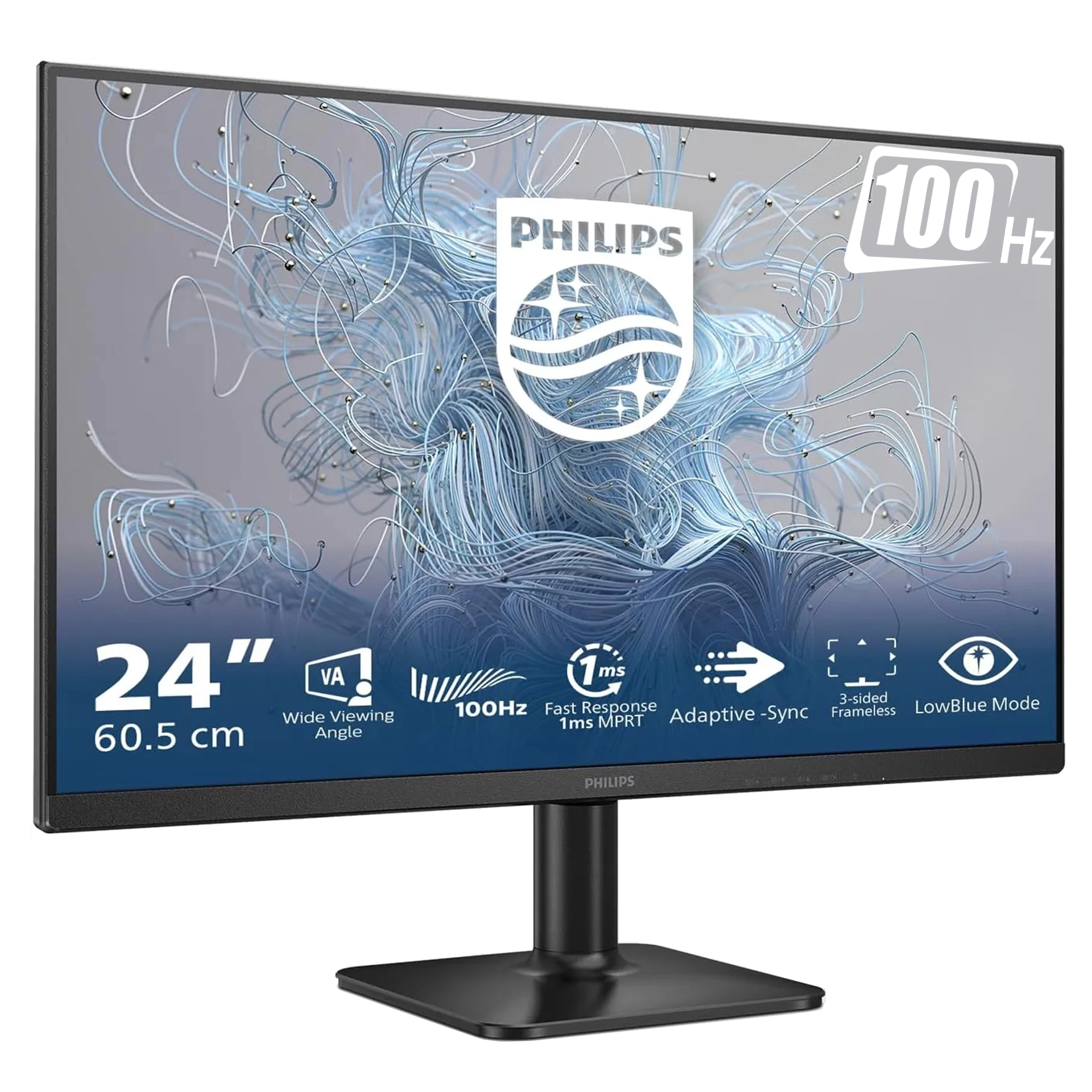 Монитор 23.8" Philips 24E2N1100LB/01, Black