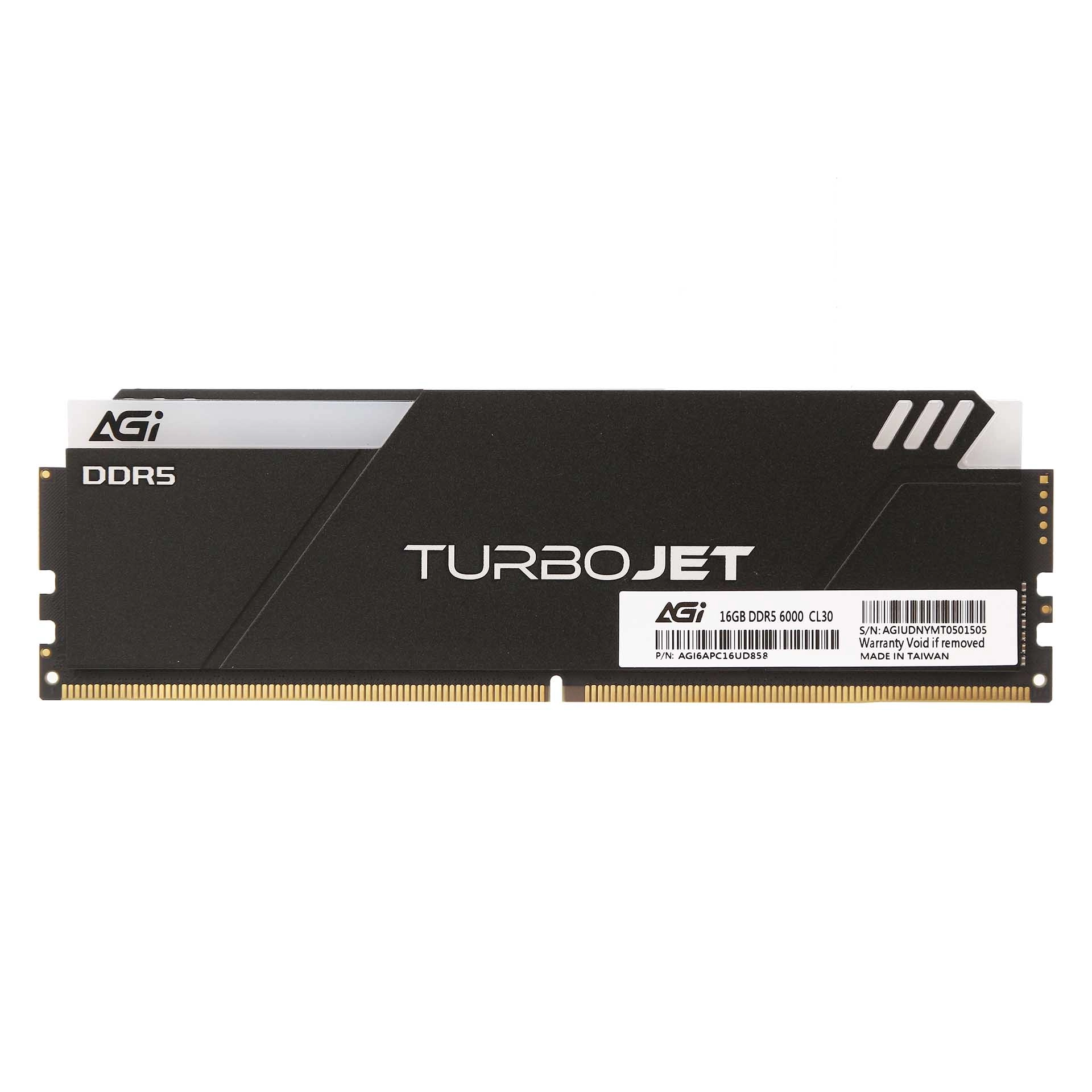 DDR-5 DIMM 16 GB 6000 MHz AGI Turbojet RGB, BOX (AGI6APC16UD858-SR) — фото 2