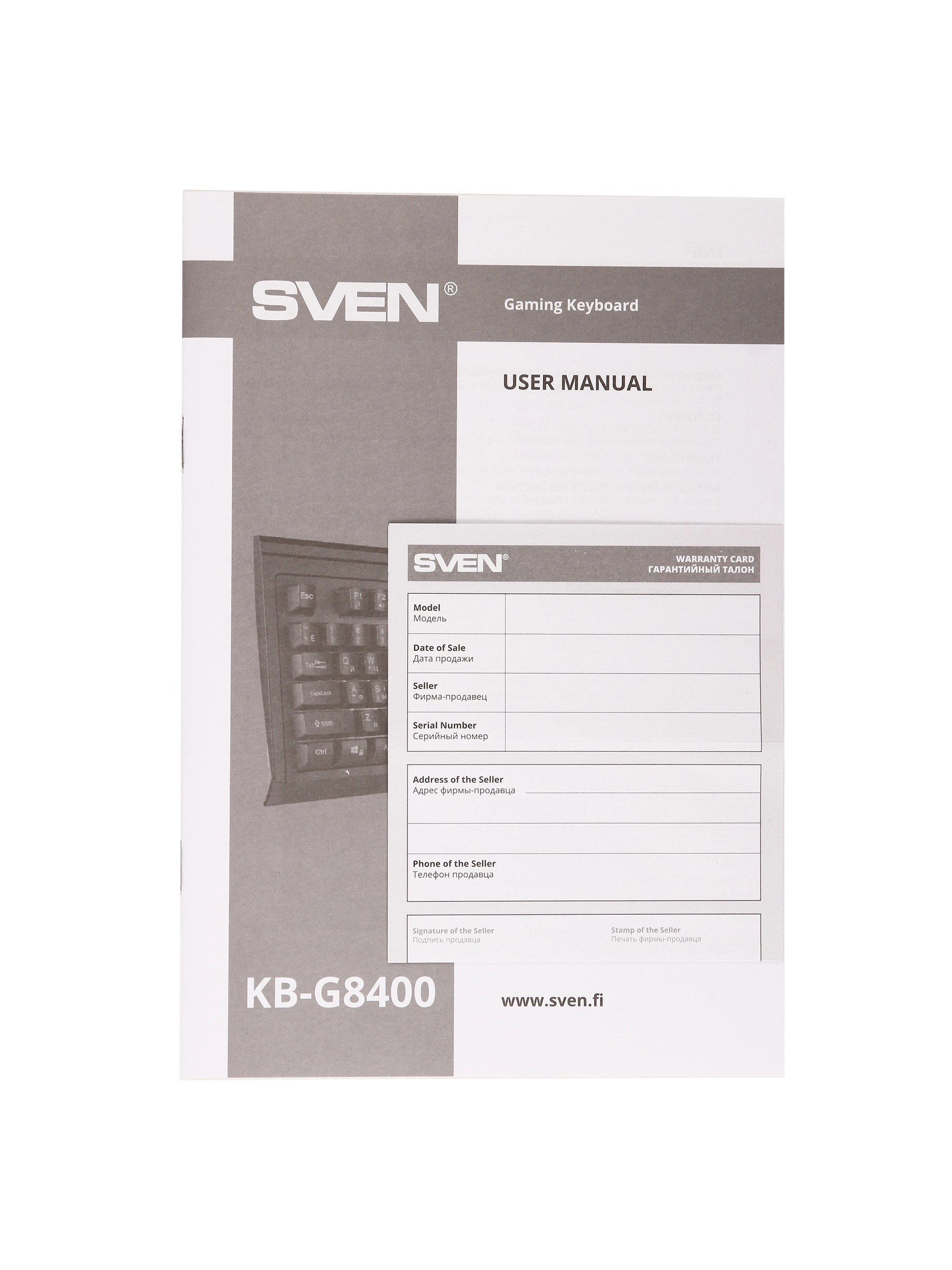 Клавиатура Sven KB-G8400, Black, USB — фото 5