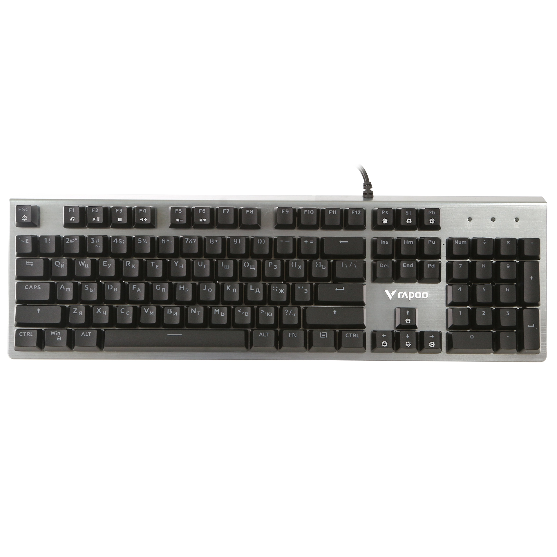 Клавиатура Rapoo V530, Black, USB — фото 2