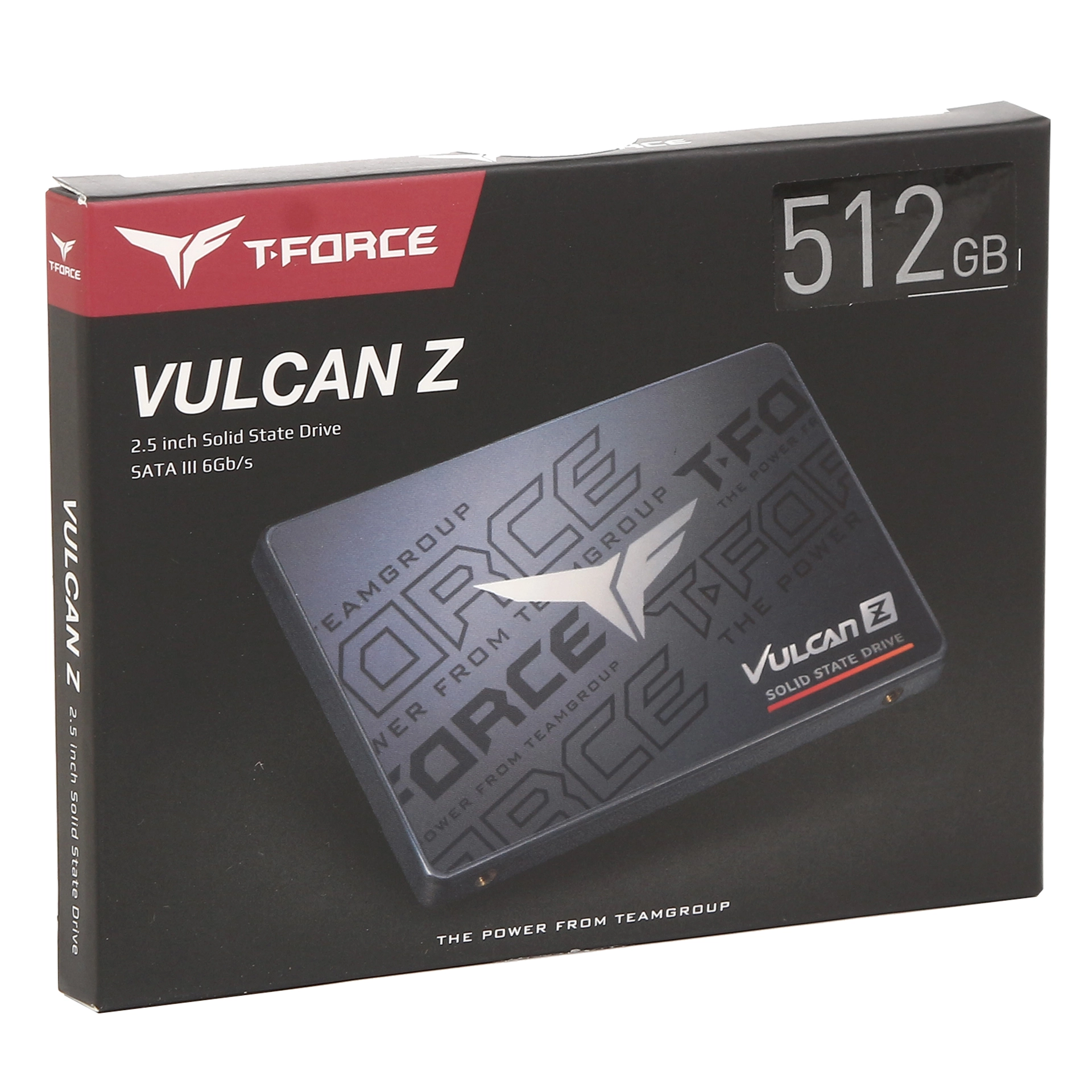 SSD накопитель 512 GB Team Group T-Force Vulcan Z, 2.5", SATA III — фото 5