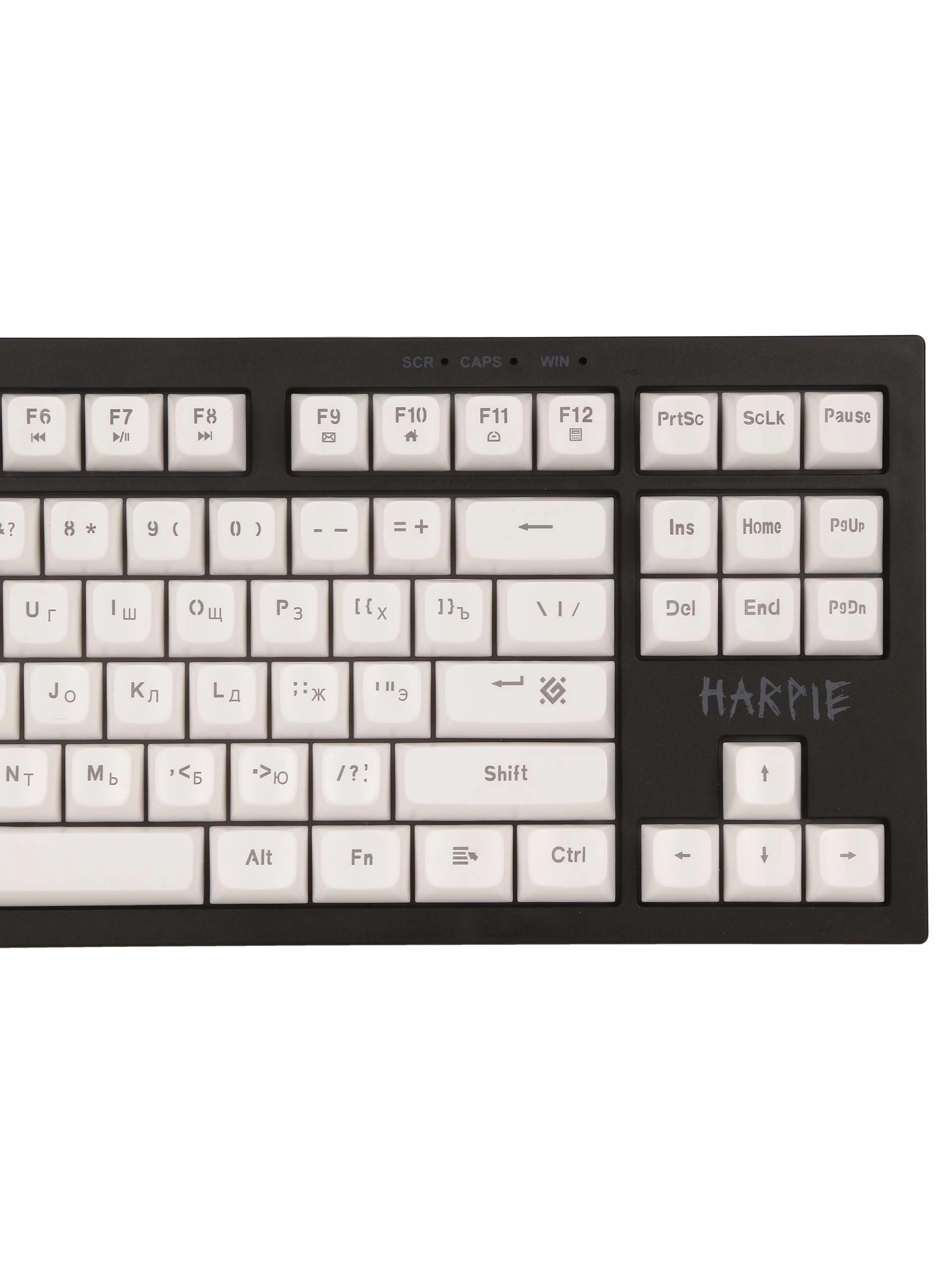 Клавиатура Defender Harpie GK-401, Black-White, USB — фото 4