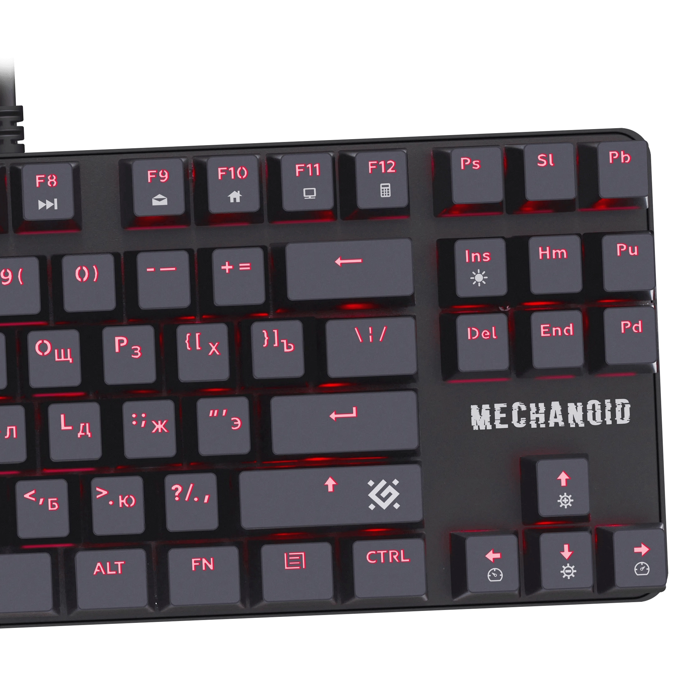 Клавиатура игровая механическая Defender Mechanoid GK-581 RU черный — фото 4