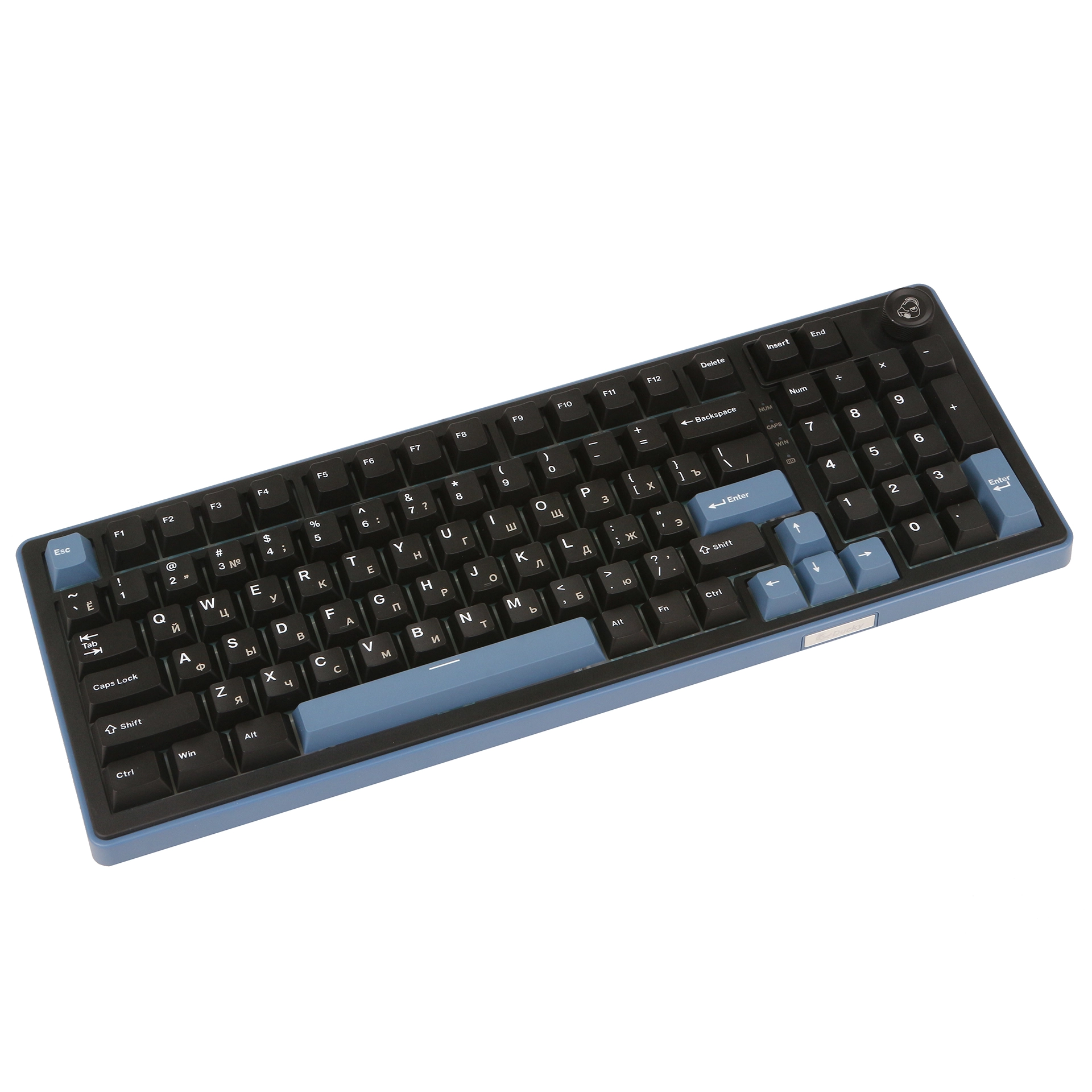 Клавиатура Ducky OK-M-98, Wine Red Switch, Black, USB