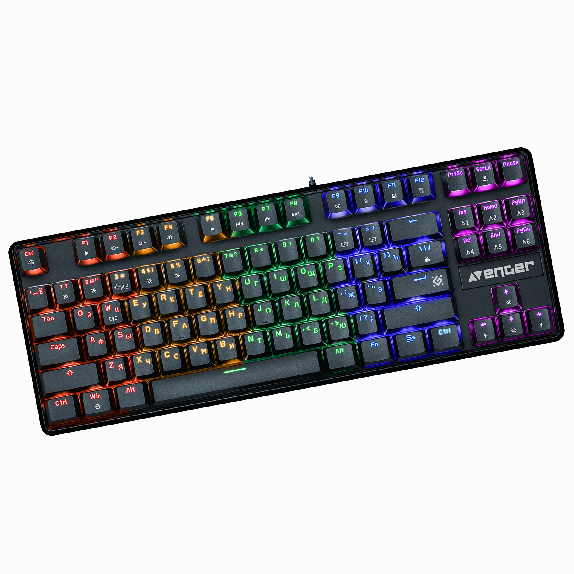 Клавиатура Defender Avenger GK-412, Black, USB