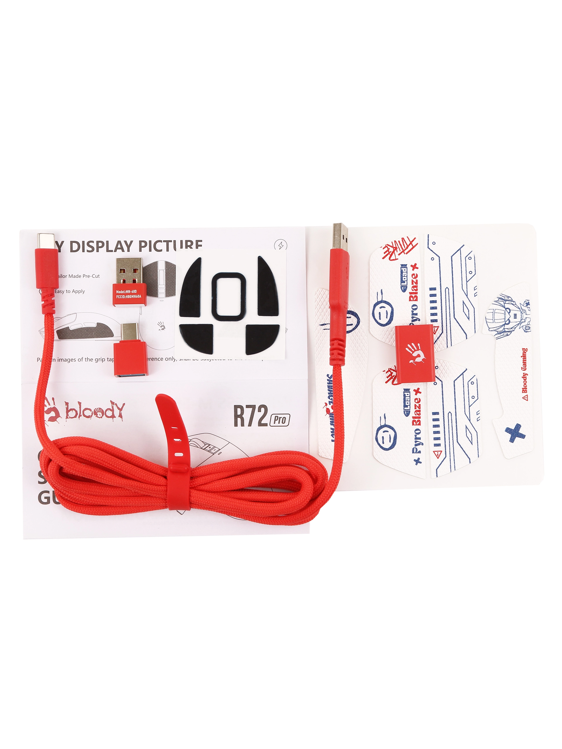 Мышь A4Tech Bloody R72 Pro Pyro Blaze, Red, USB — фото 5