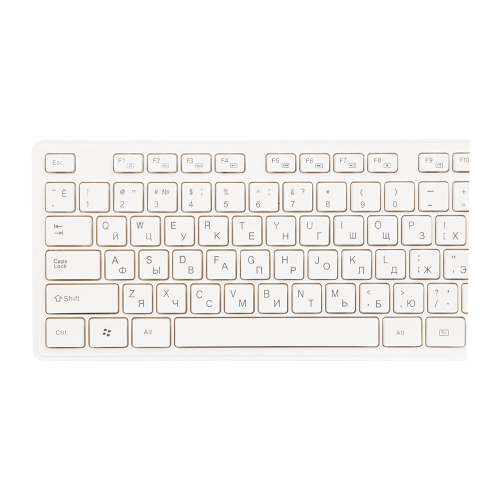 Клавиатура Defender Auckland C-987, White, USB + мышь — фото 3