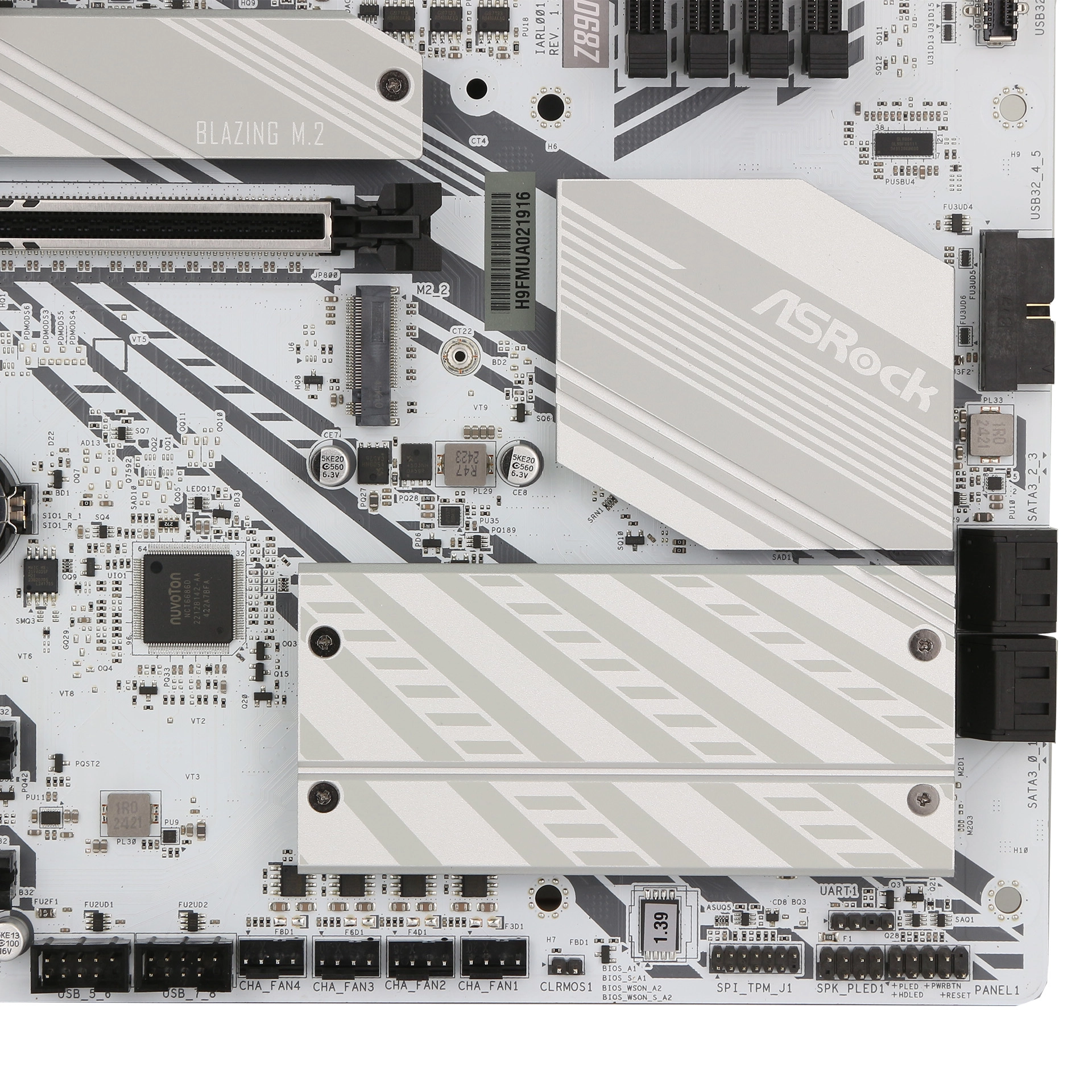Материнская плата ASRock Z890 Pro RS WiFi White, LGA1851 — фото 5