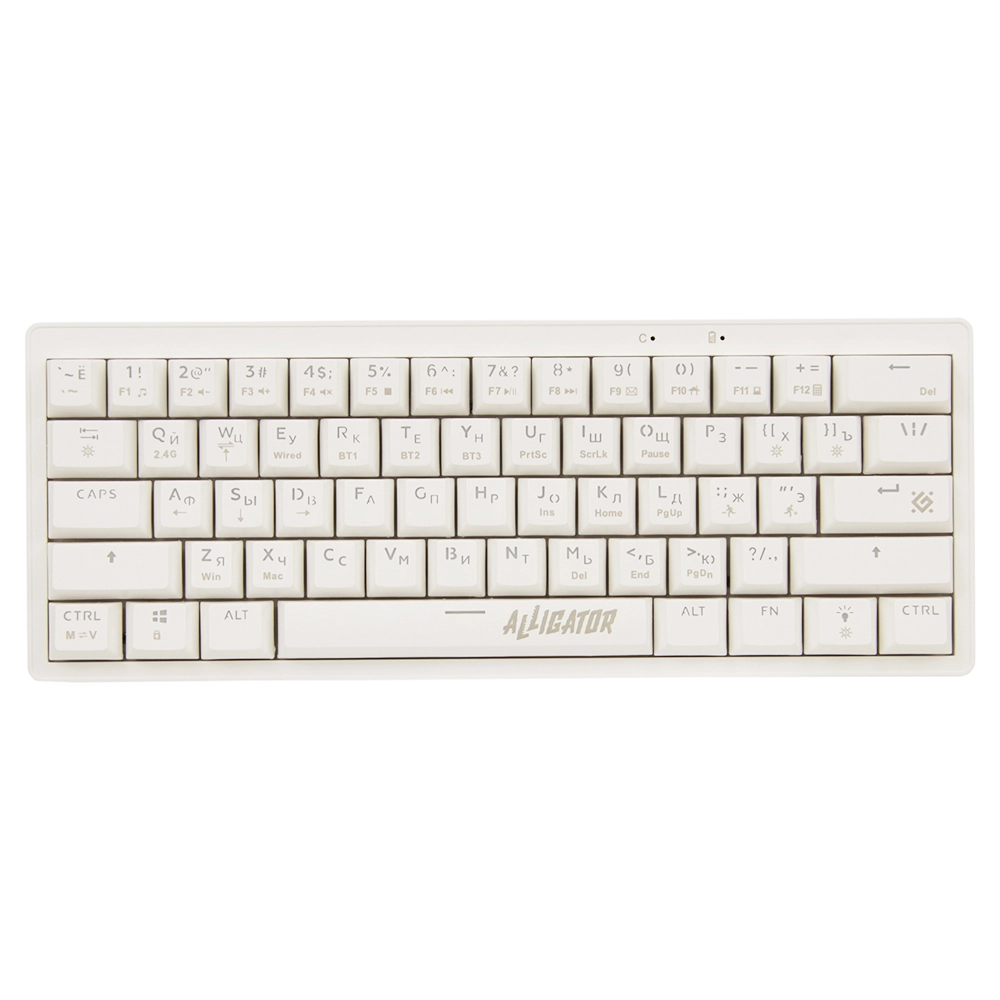 Клавиатура Defender Alligator GK-315, White, USB — фото 2