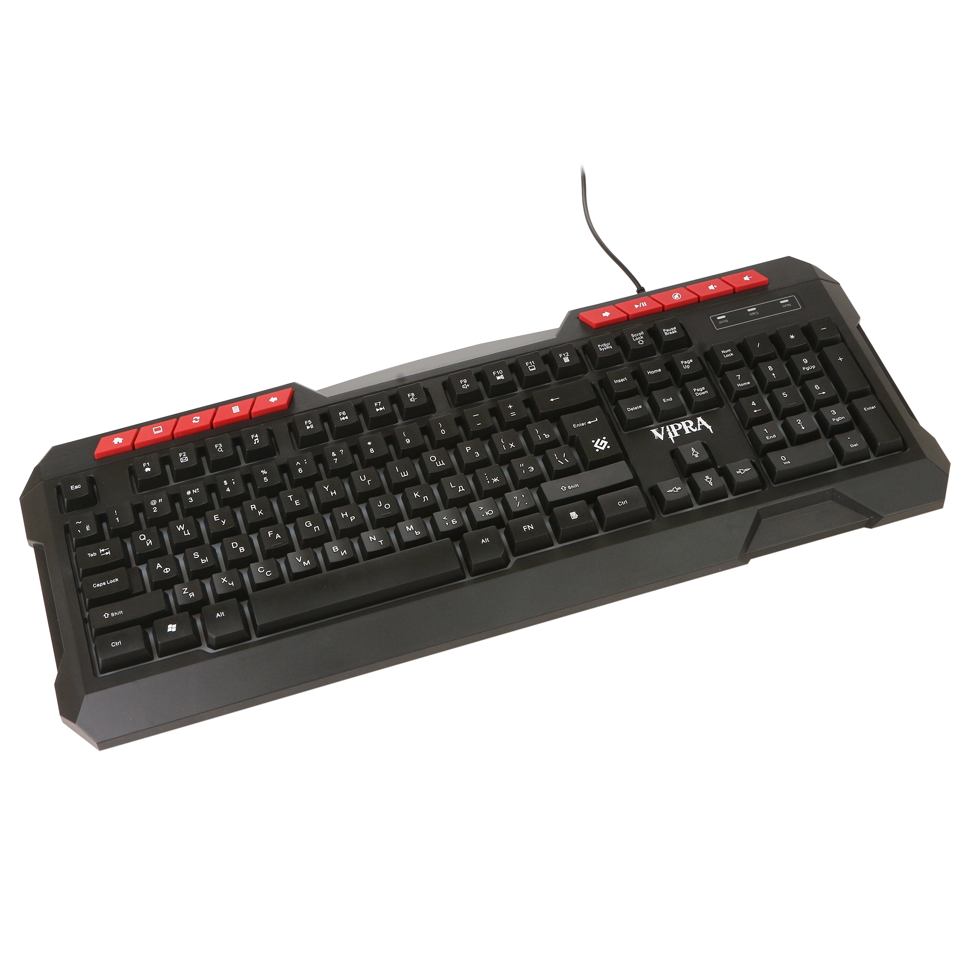 Клавиатура Defender Vipra GK-586, Black, USB