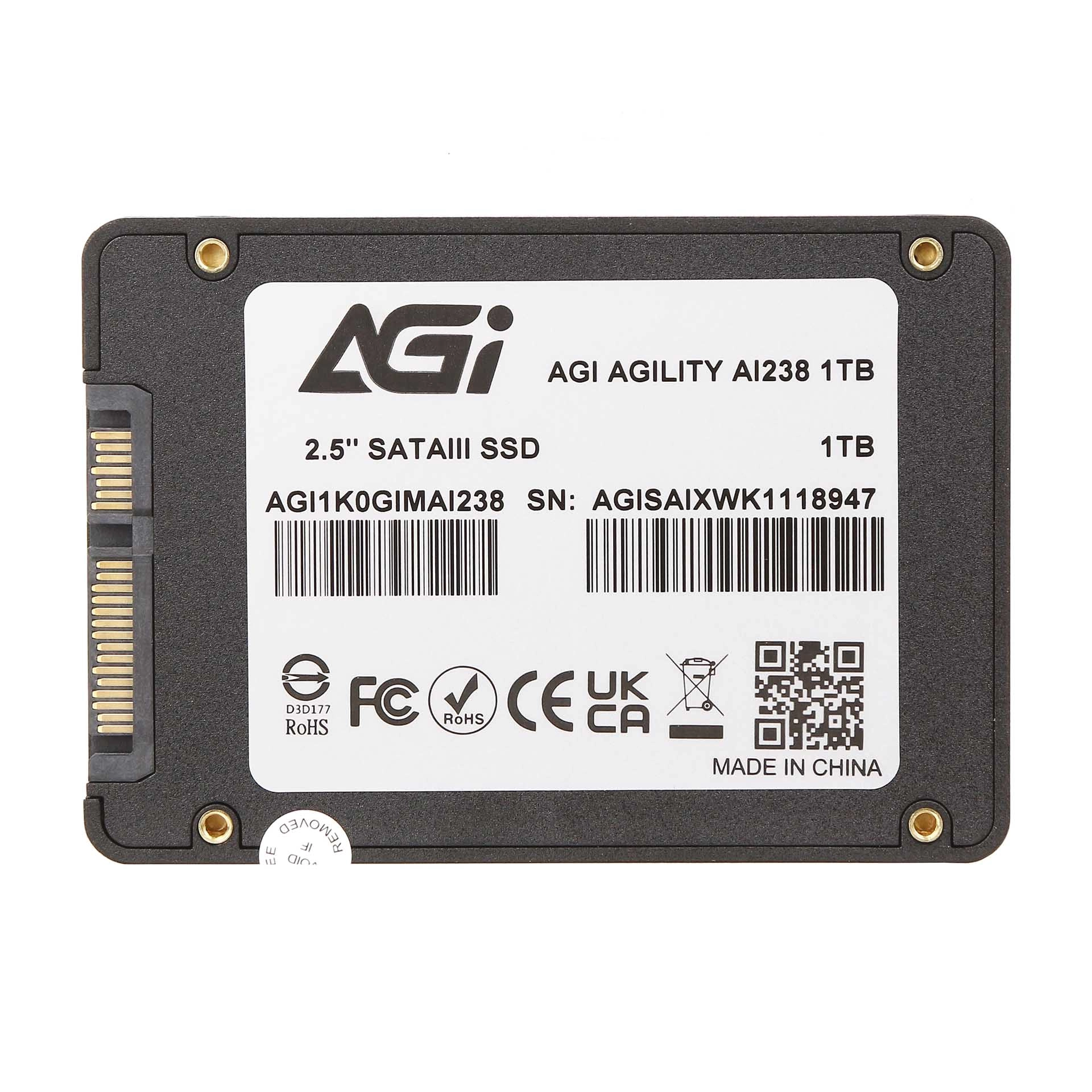 SSD накопитель 1 TB AGI AI238, 2.5", SATA III — фото 2
