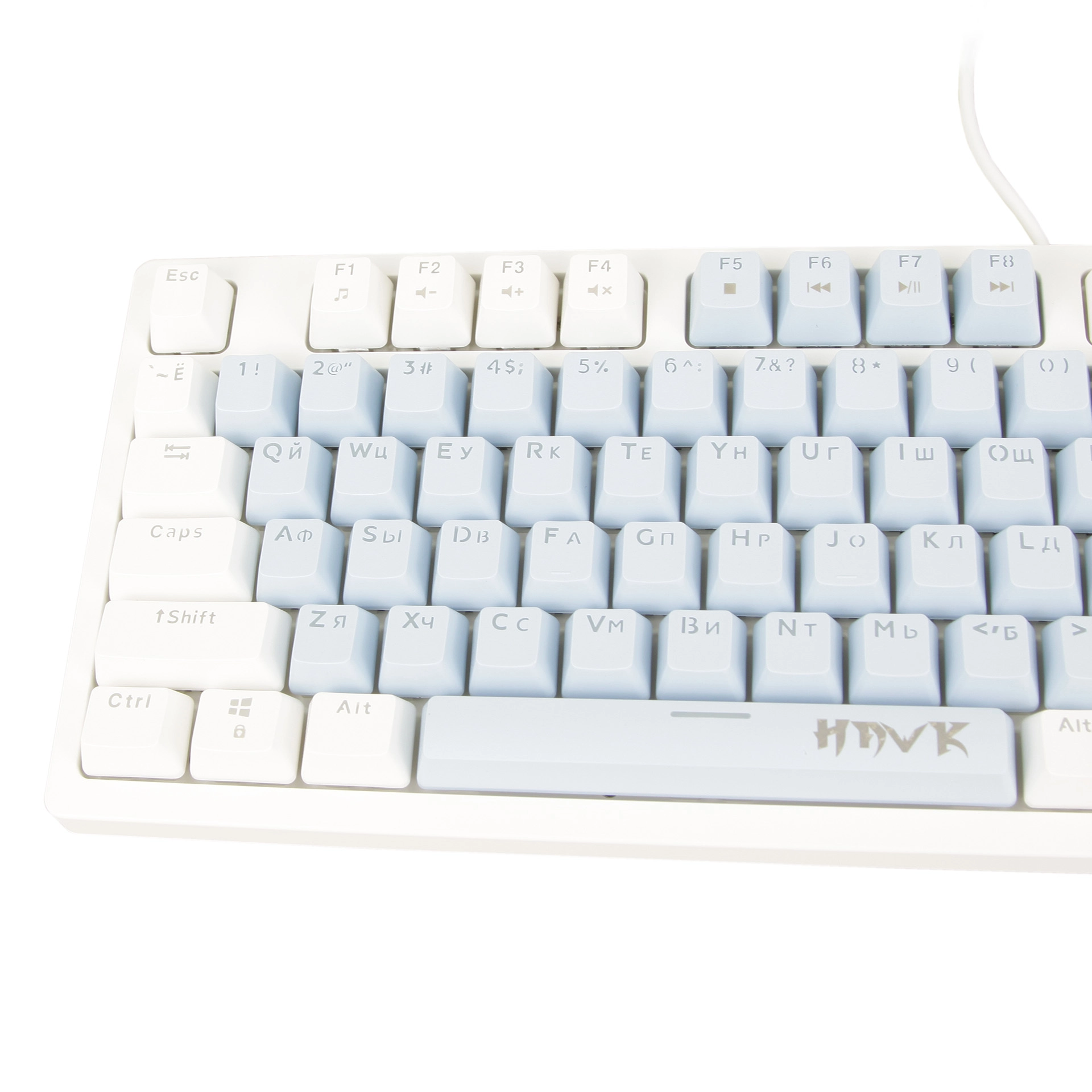 Клавиатура Defender Hawk GK-418, OUTEMU Brown, White-Blue, USB — фото 3