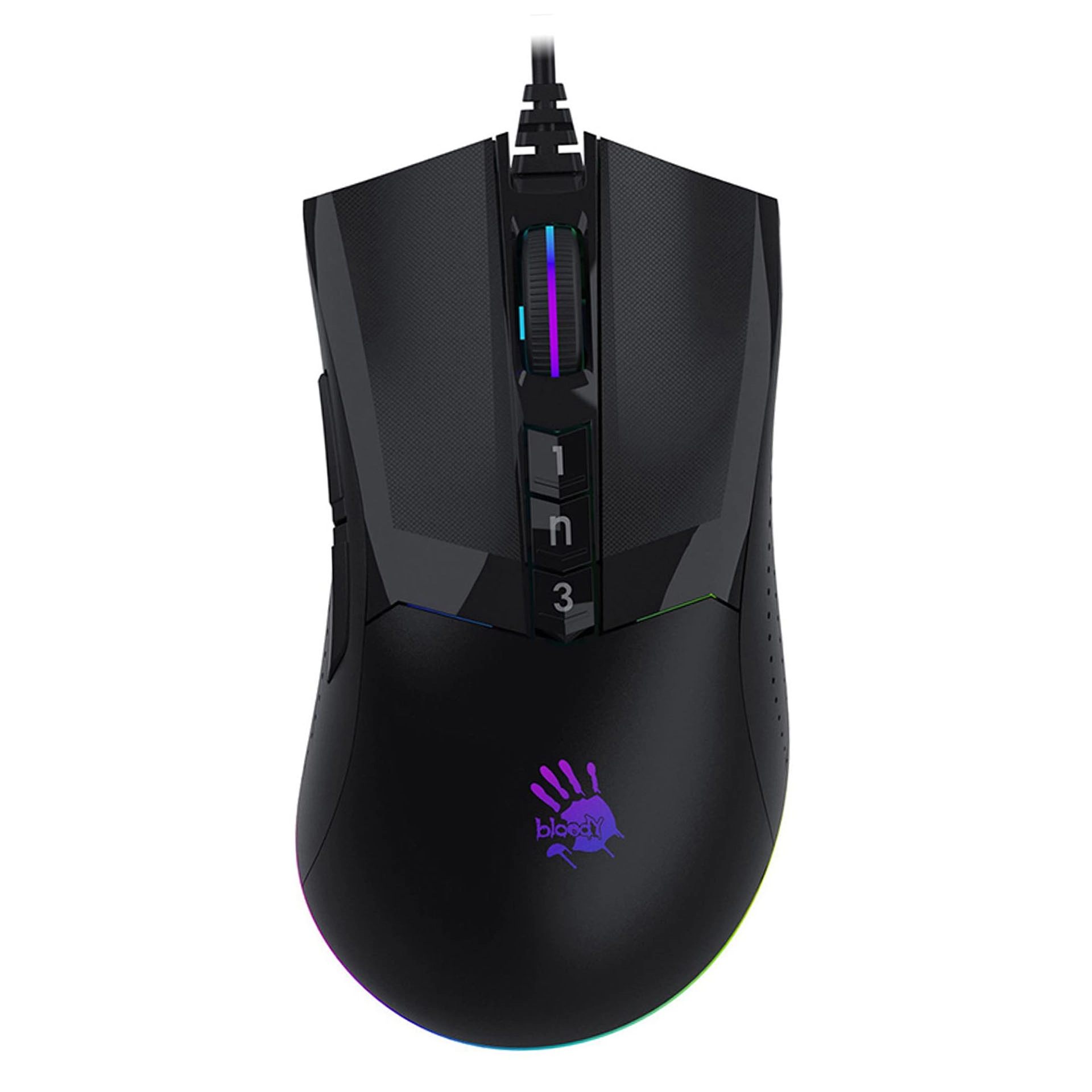 Мышь A4Tech Bloody W90 Pro Activated, Stone Black, USB — фото 2