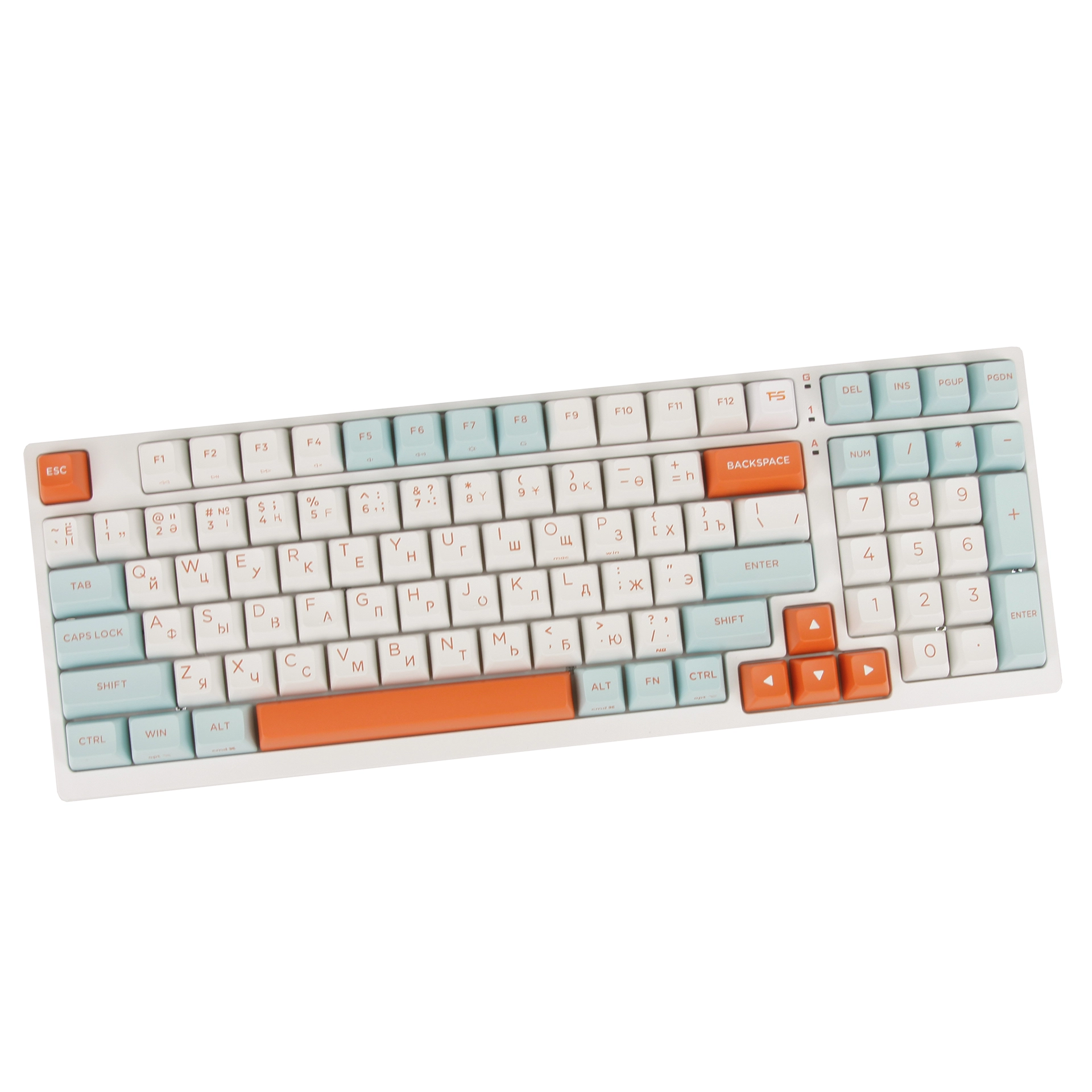 Клавиатура A4Tech Fstyler FS300, Panda Snorkeling, USB