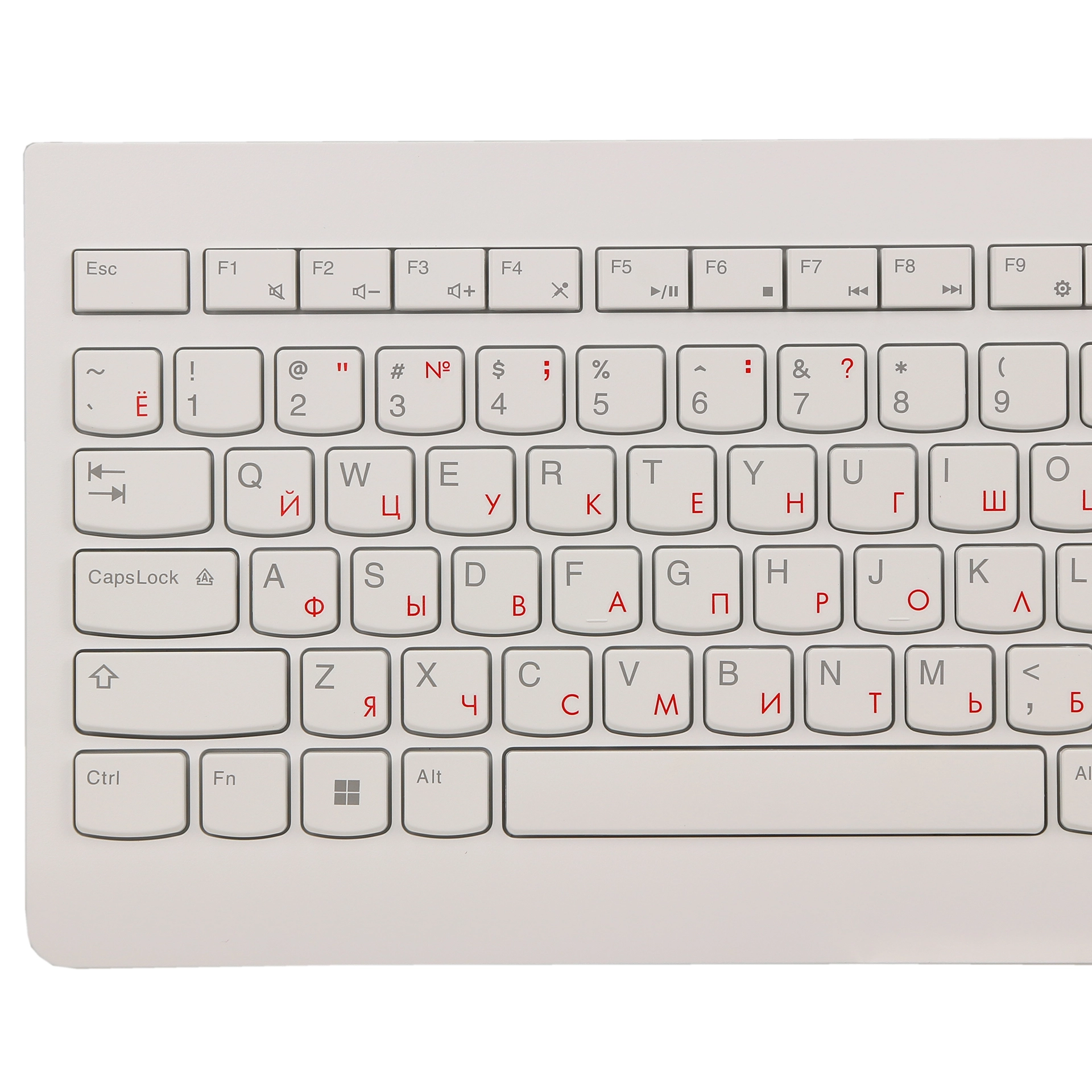 Клавиатура Lenovo 510, White, USB + мышь — фото 3
