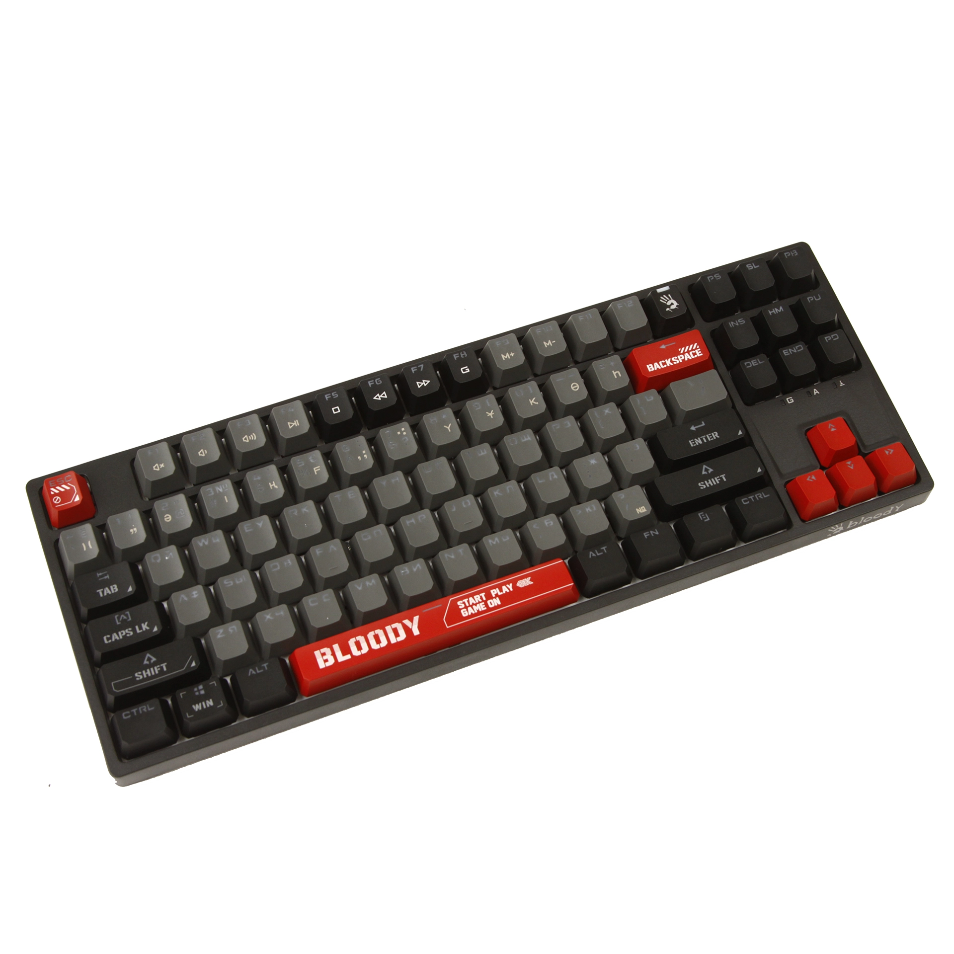Клавиатура A4Tech Bloody S87, BLMS Red Plus Switch, Red, USB
