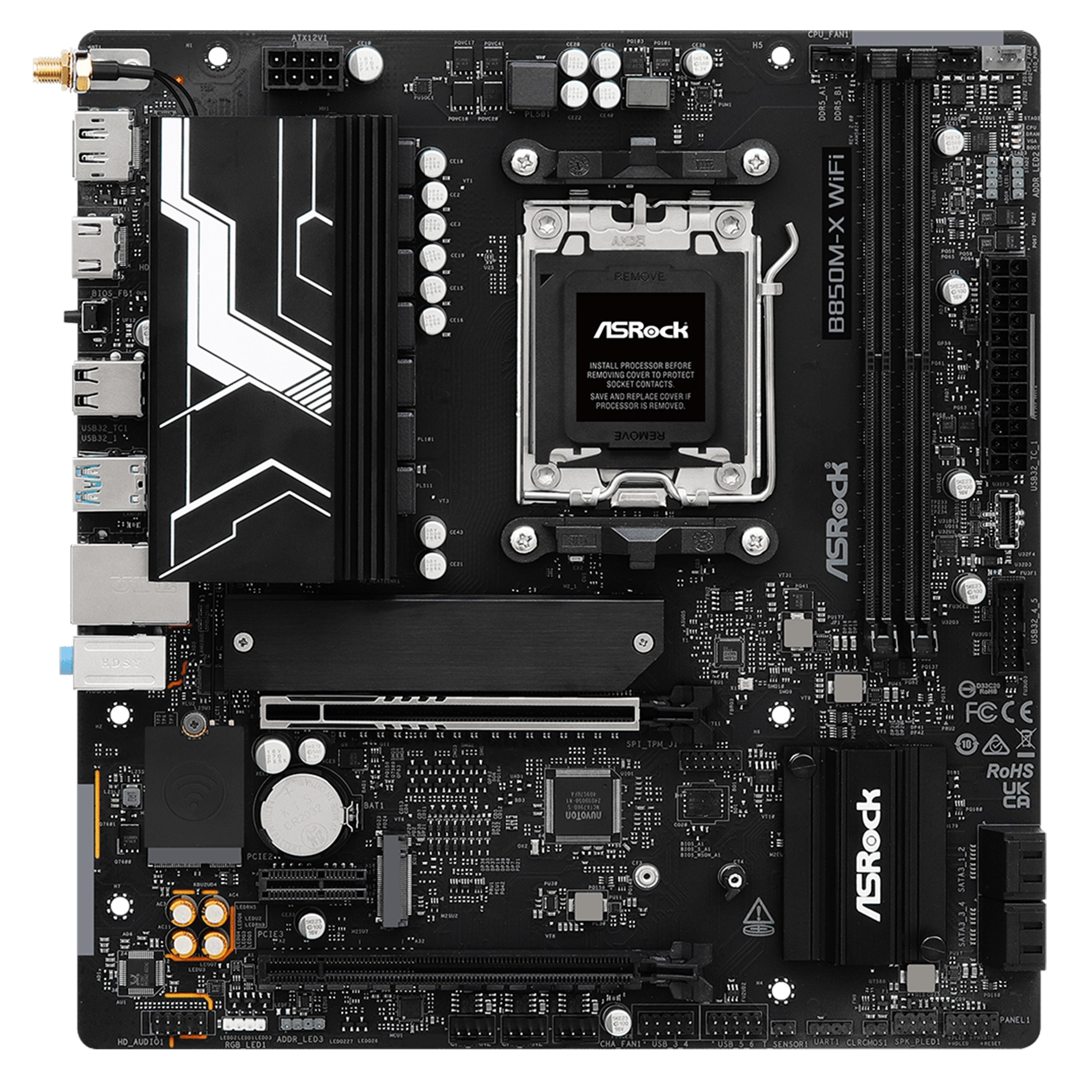 Материнская плата ASRock B850M-X WiFi R2.0, AM5
