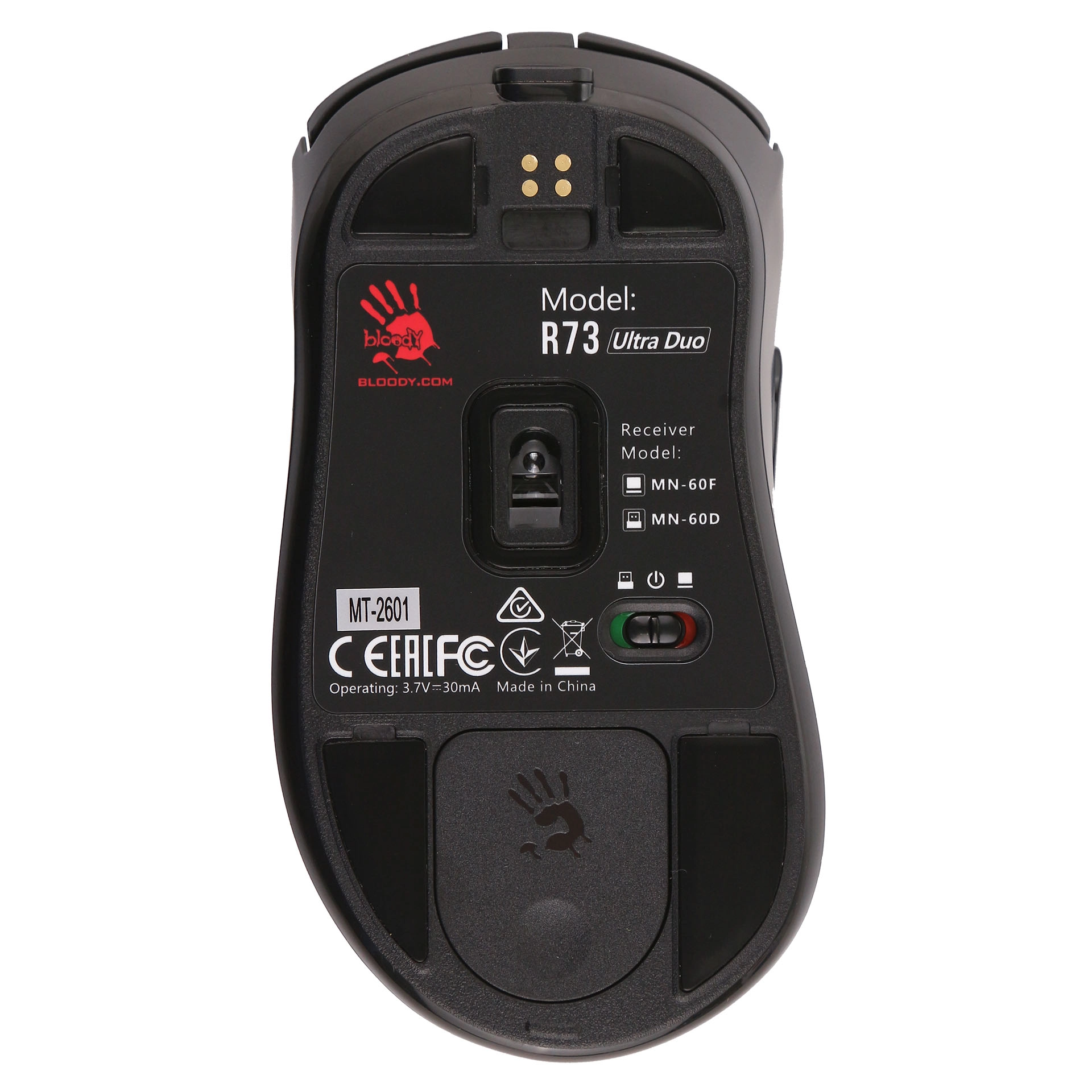 Мышь A4Tech Bloody R73 Ultra Duo, Black, USB — фото 4