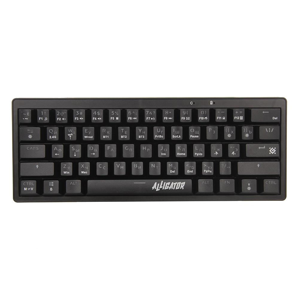 Клавиатура Defender Alligator GK-315, Black, USB — фото 2
