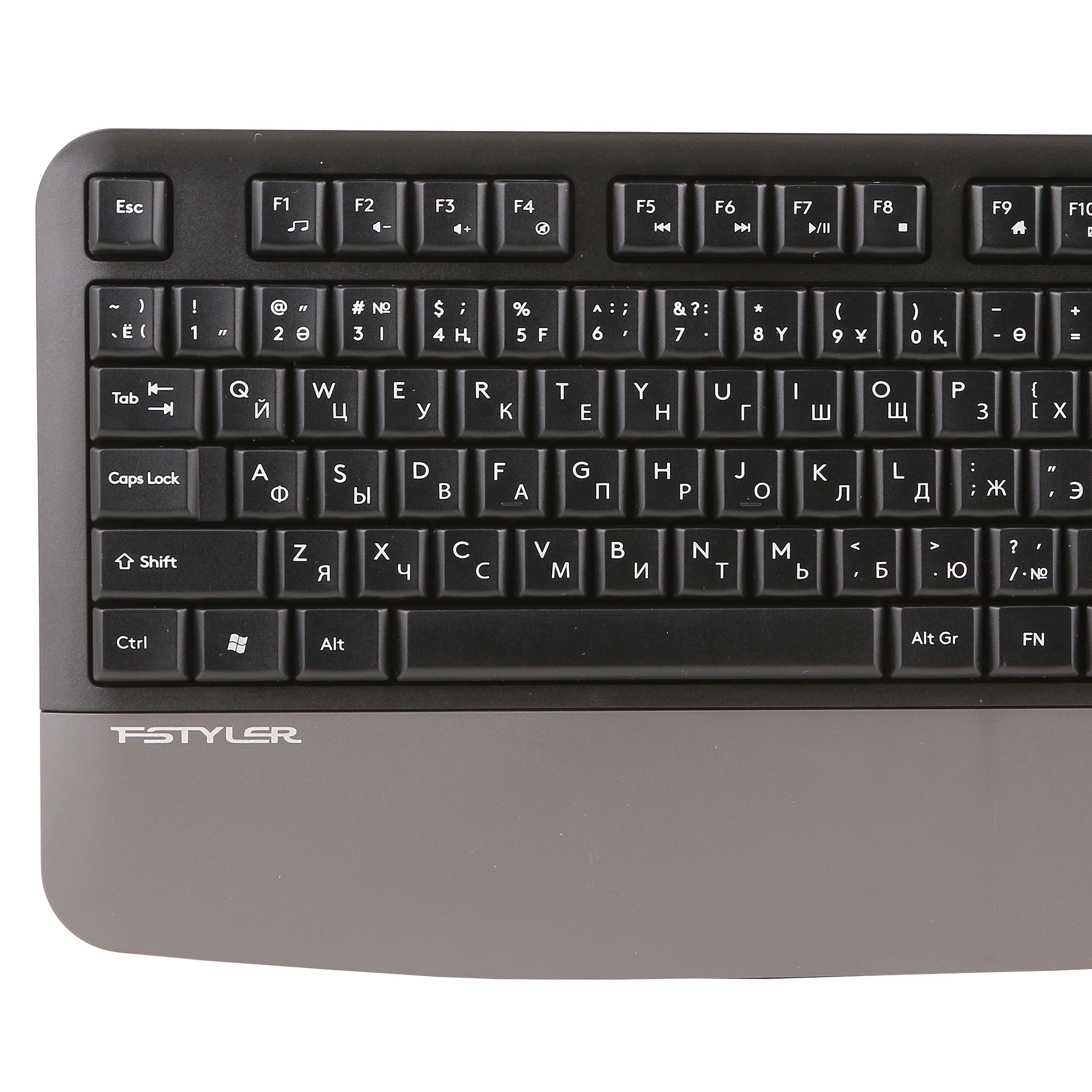 Клавиатура A4Tech Fstyler FG2500S Plus, Grey, USB + мышь — фото 3