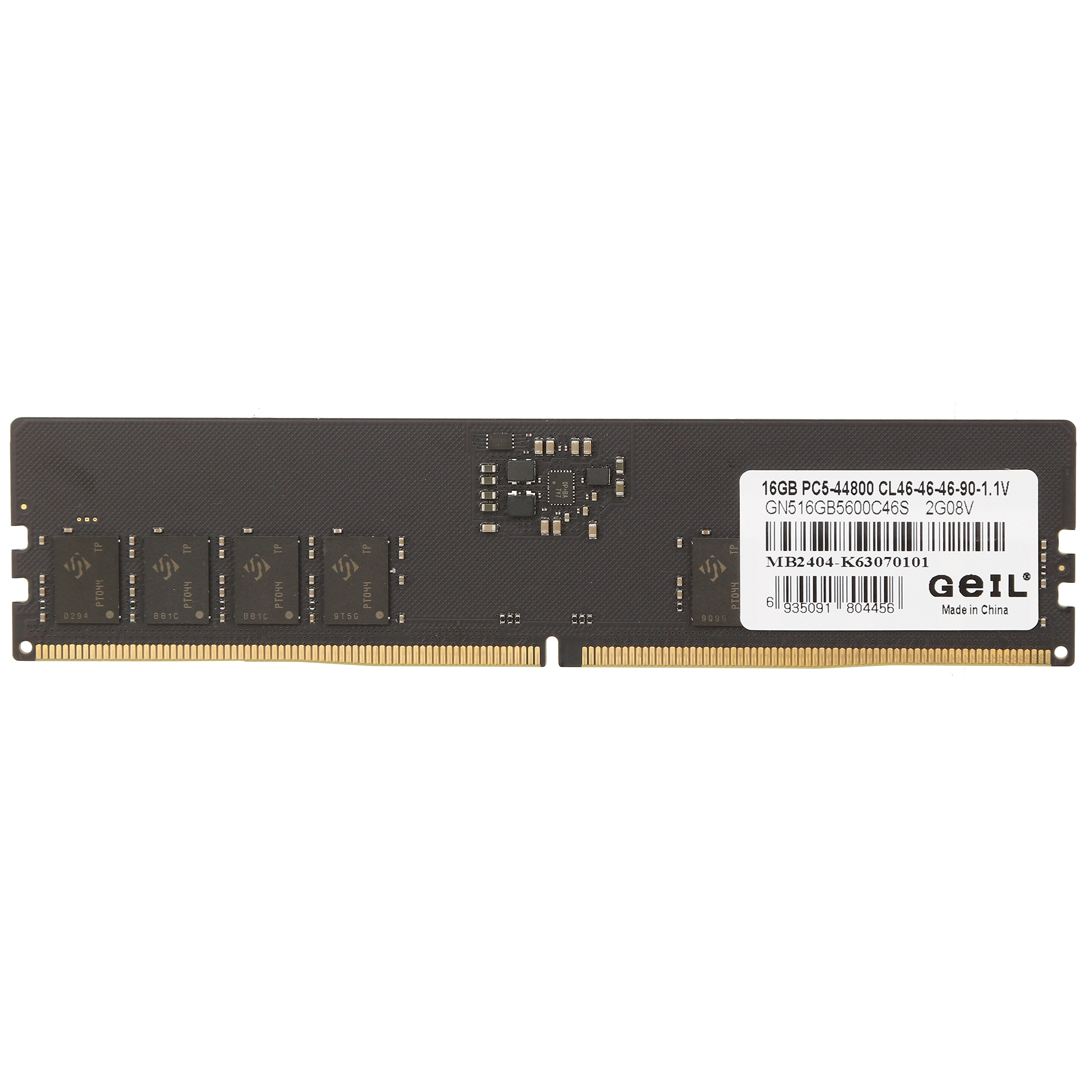 DDR-5 DIMM 16 GB 5600 MHz Geil, OEM (GN516GB5600C46S) — фото 1