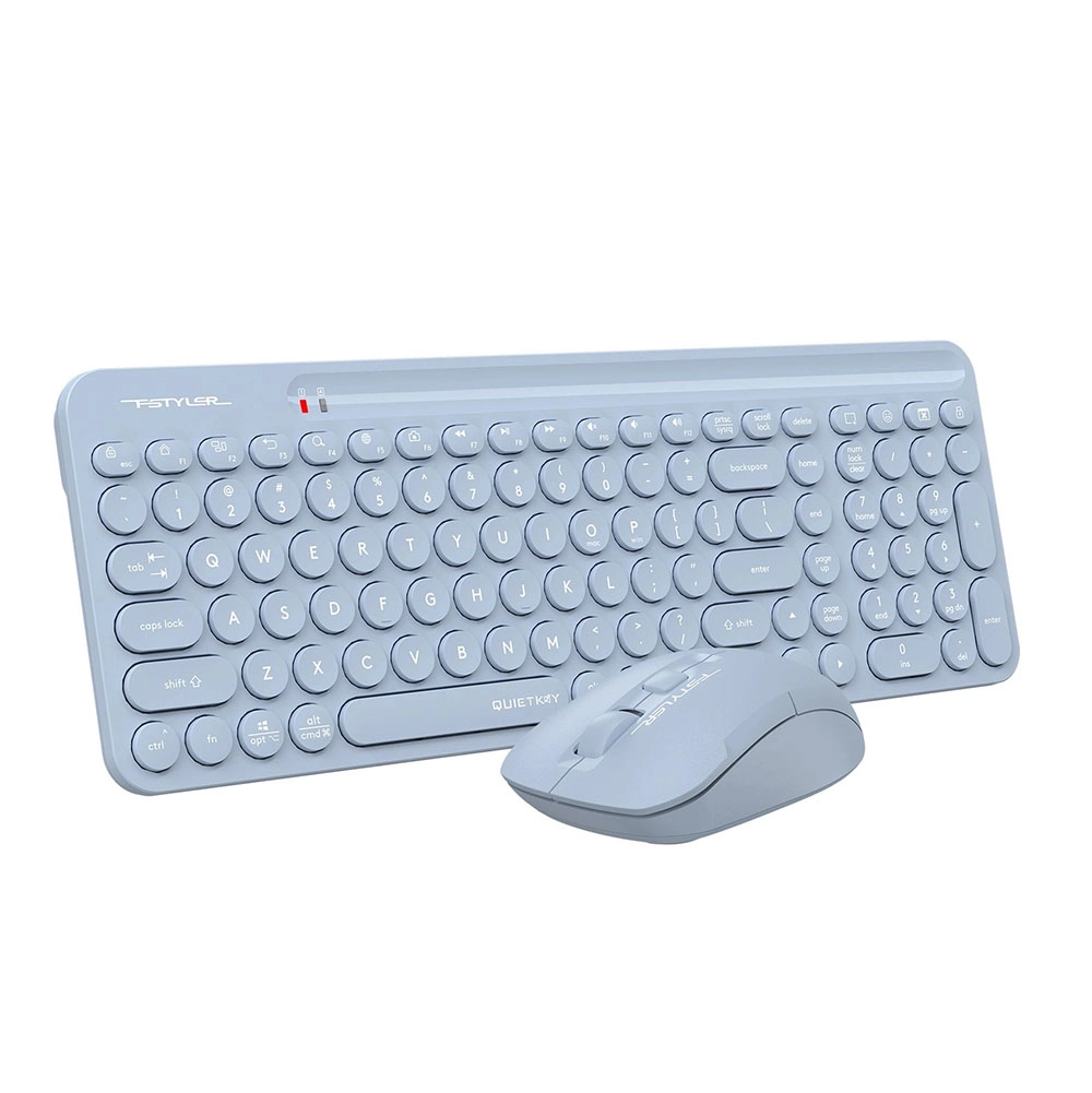 Клавиатура A4Tech Fstyler FG3300 Air Blue, USB + мышь — фото 2