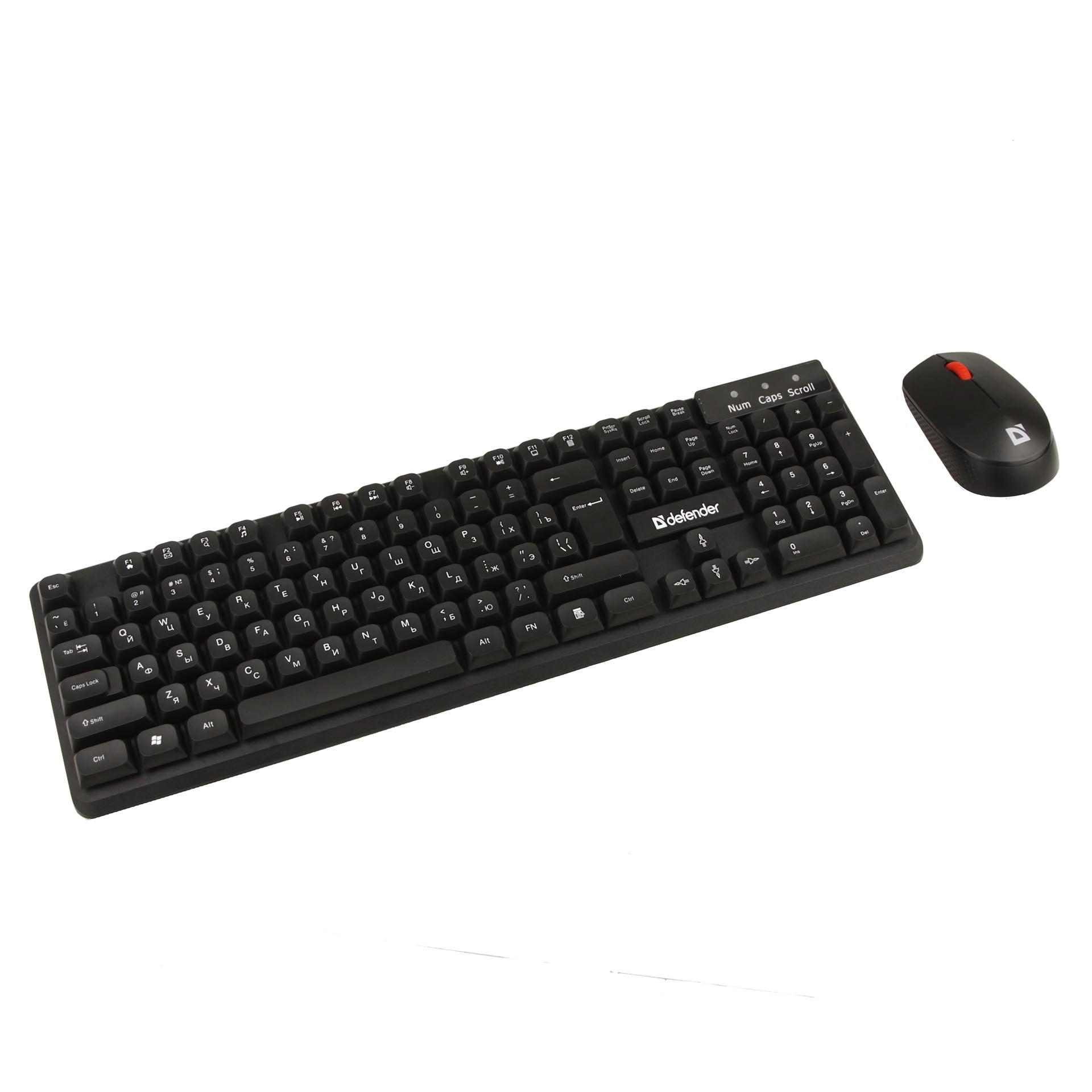 Клавиатура Defender Milan C-992, Black, USB + мышь