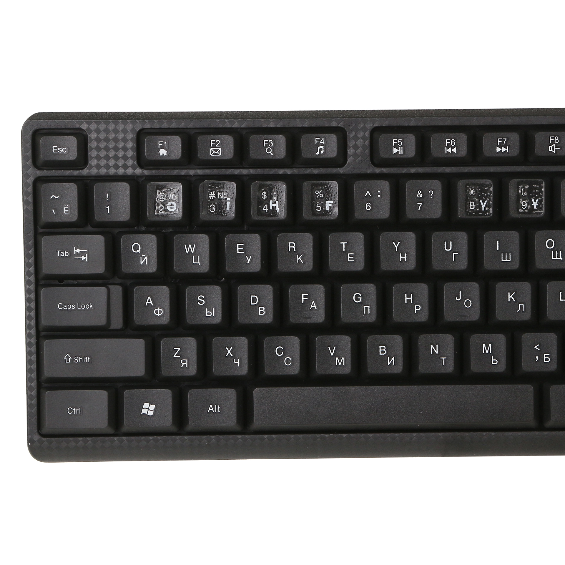 Клавиатура Defender Daily HB-162, Black, USB + наклейки Казахский язык — фото 3