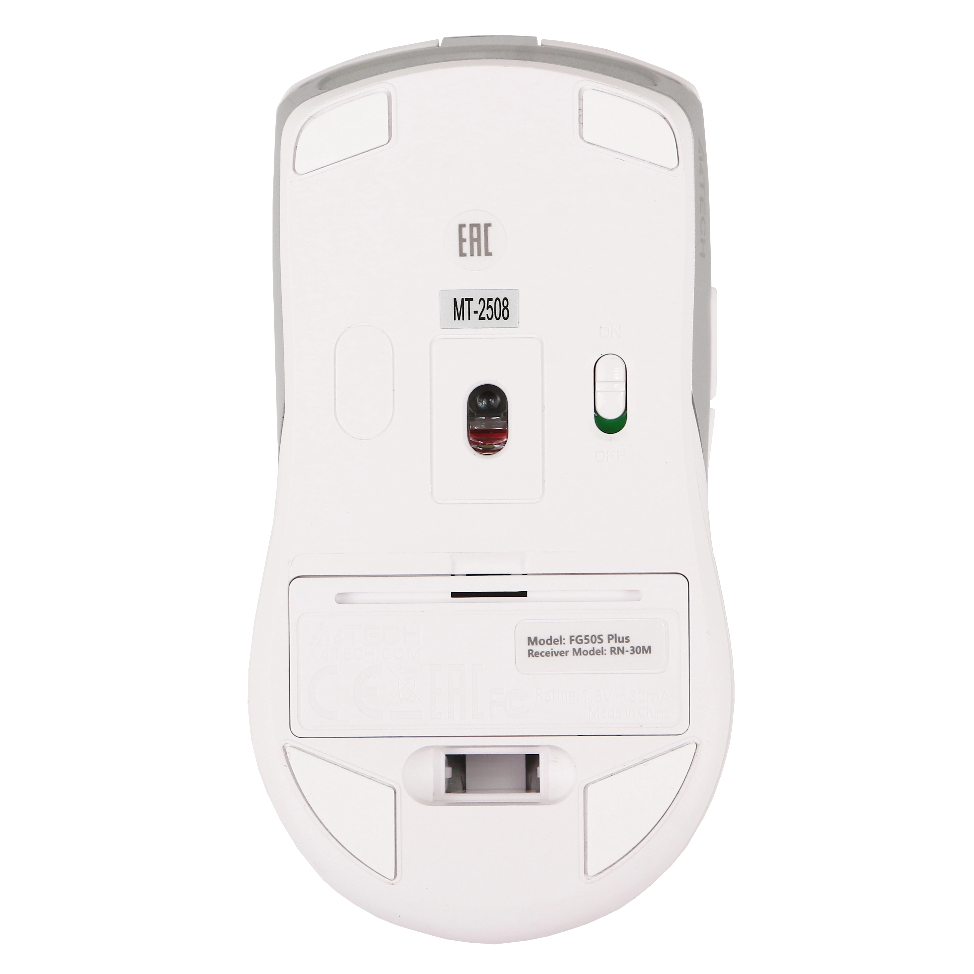 Мышь A4Tech Fstyler FG50S Plus, White, USB — фото 4