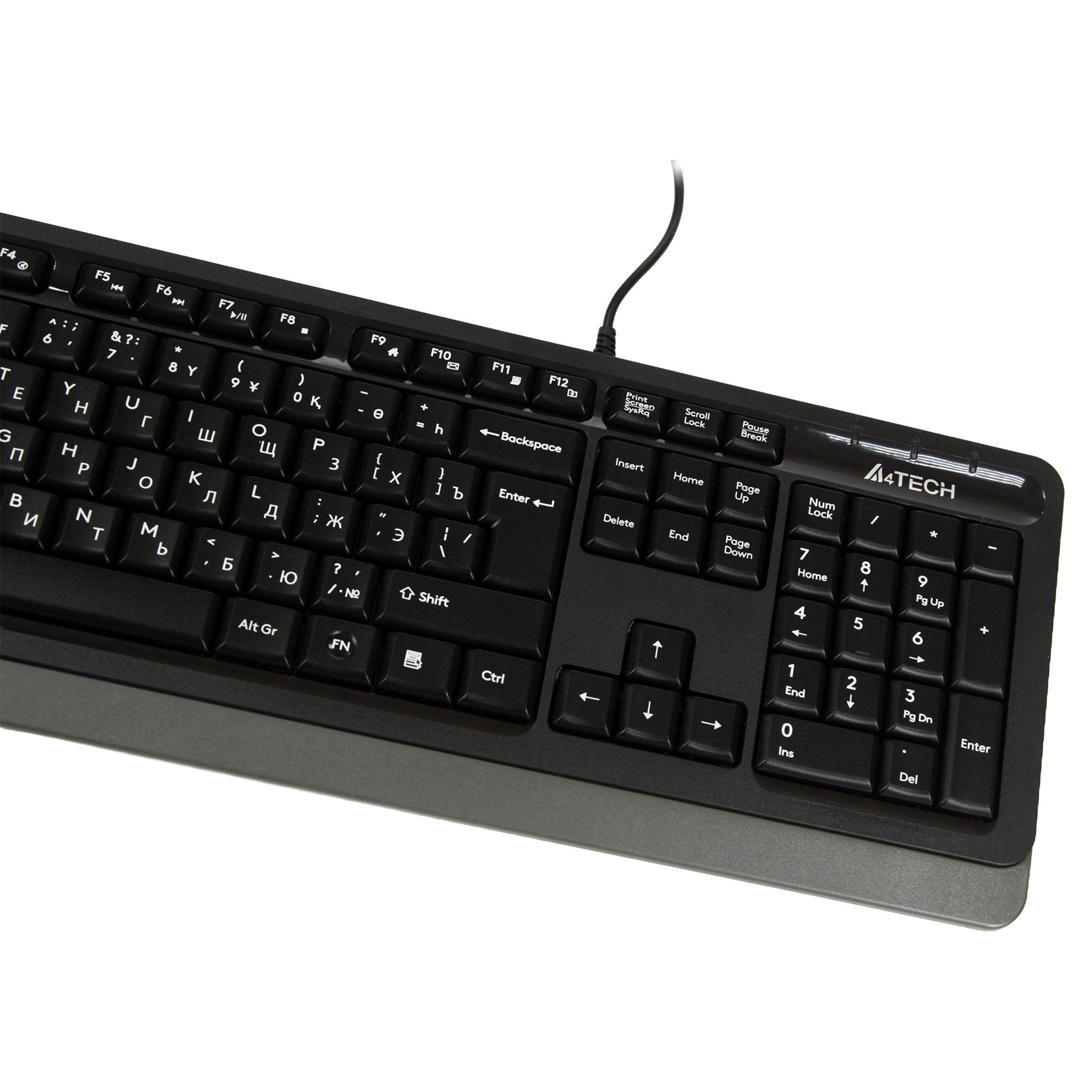 Клавиатура A4Tech Fstyler F1010, Grey, USB + мышь — фото 5