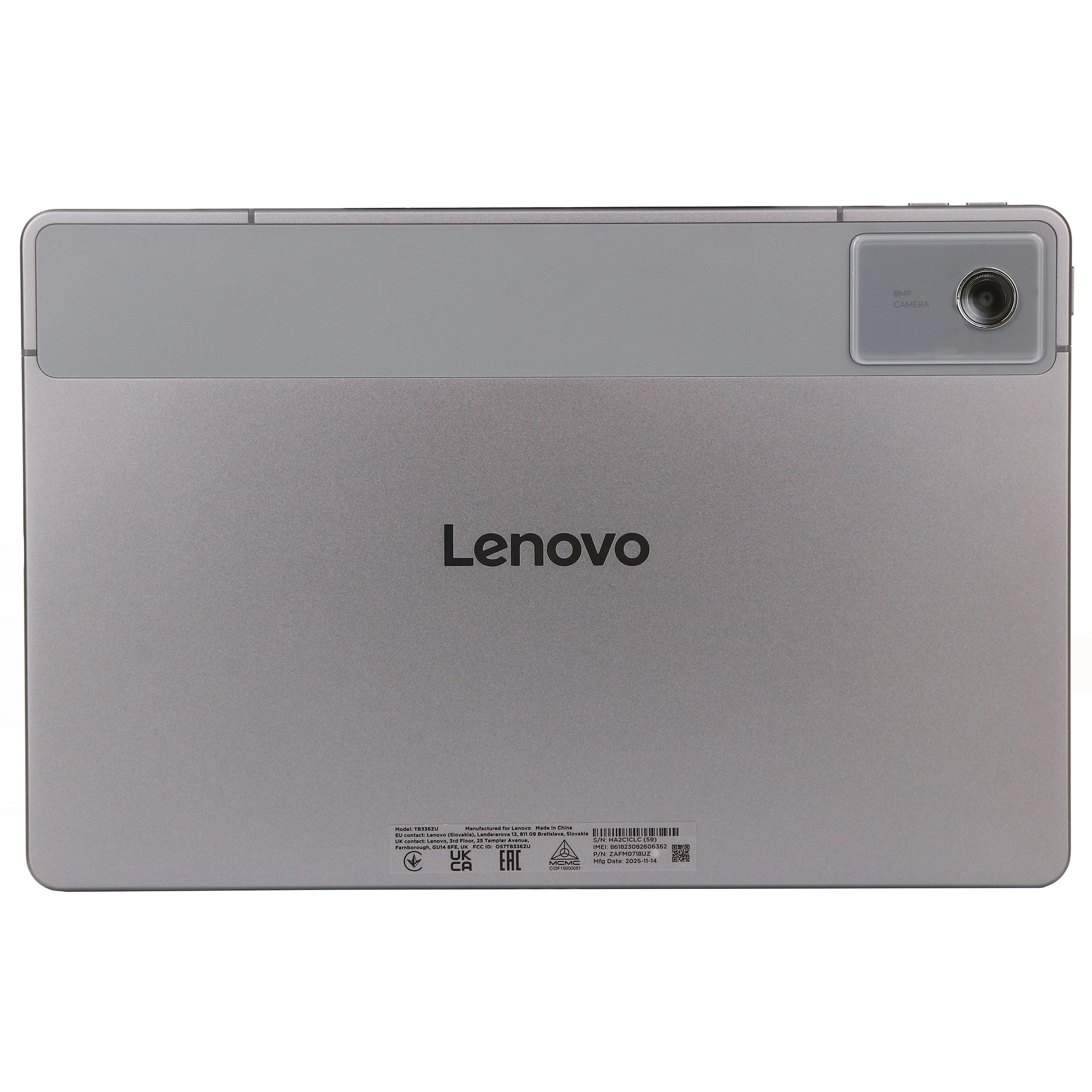 Планшет Lenovo Idea Tab TB336ZU, 11", 256 GB, 8 GB, Wi-Fi+5G, Luna Grey — фото 3