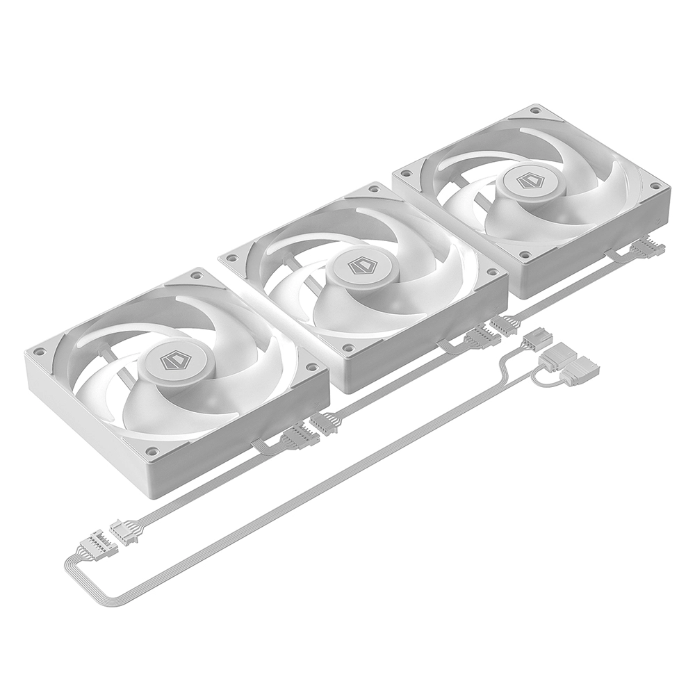 Система водяного охлаждения ID-Cooling FX360 LCD White — фото 3