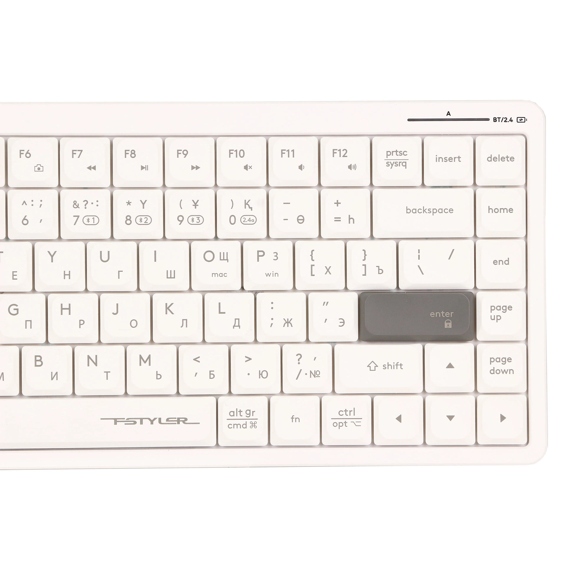 Клавиатура A4Tech Fstyler FBX53C, White, USB — фото 4